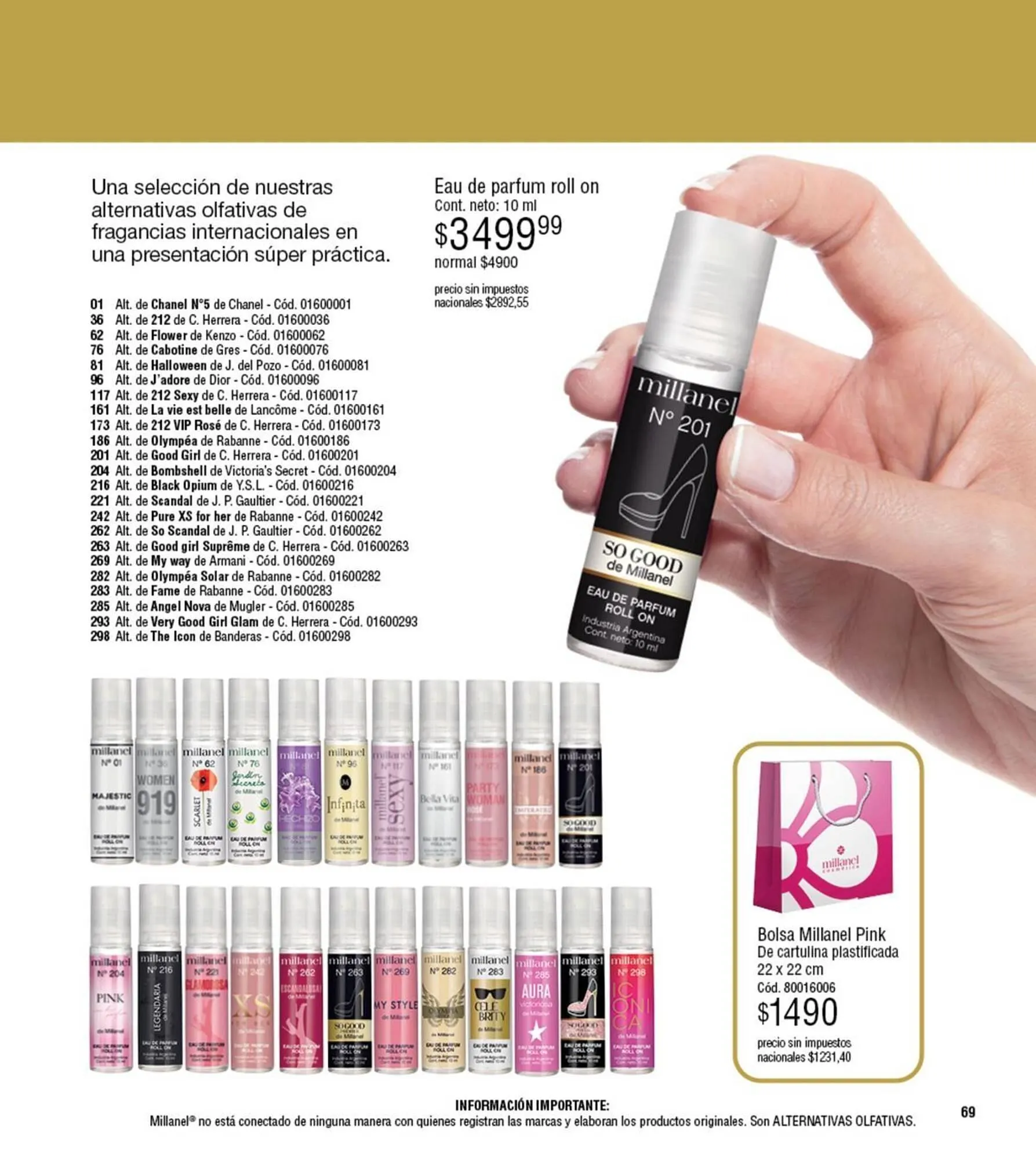 Ofertas de Catálogo Millanel Cosmética 2 de febrero al 1 de marzo 2026 - Página 69 del catálogo