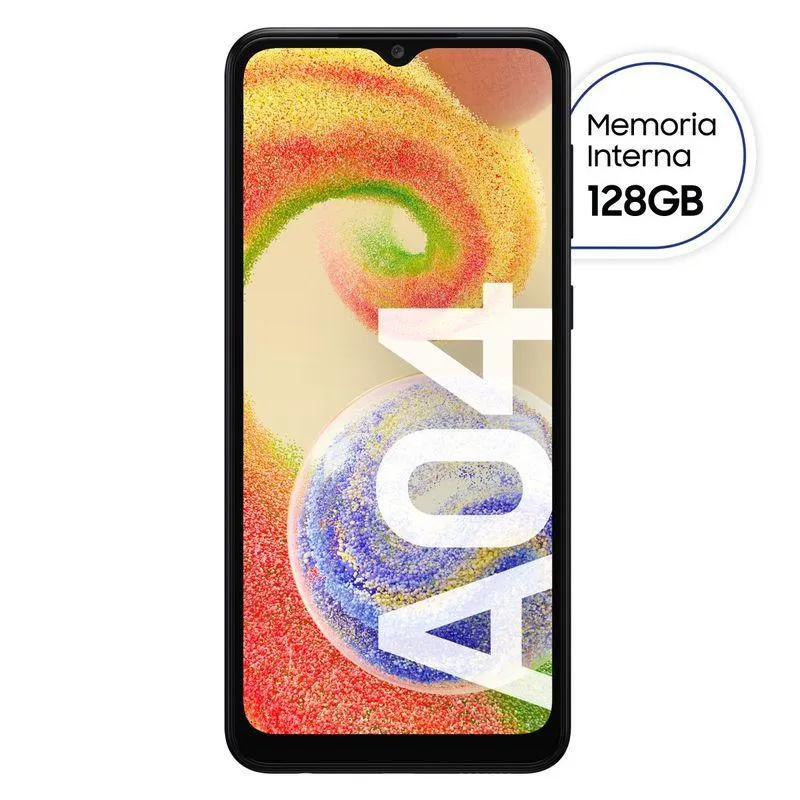 Celular Samsung Galaxy A04 Black 4/128Gb 6.5"