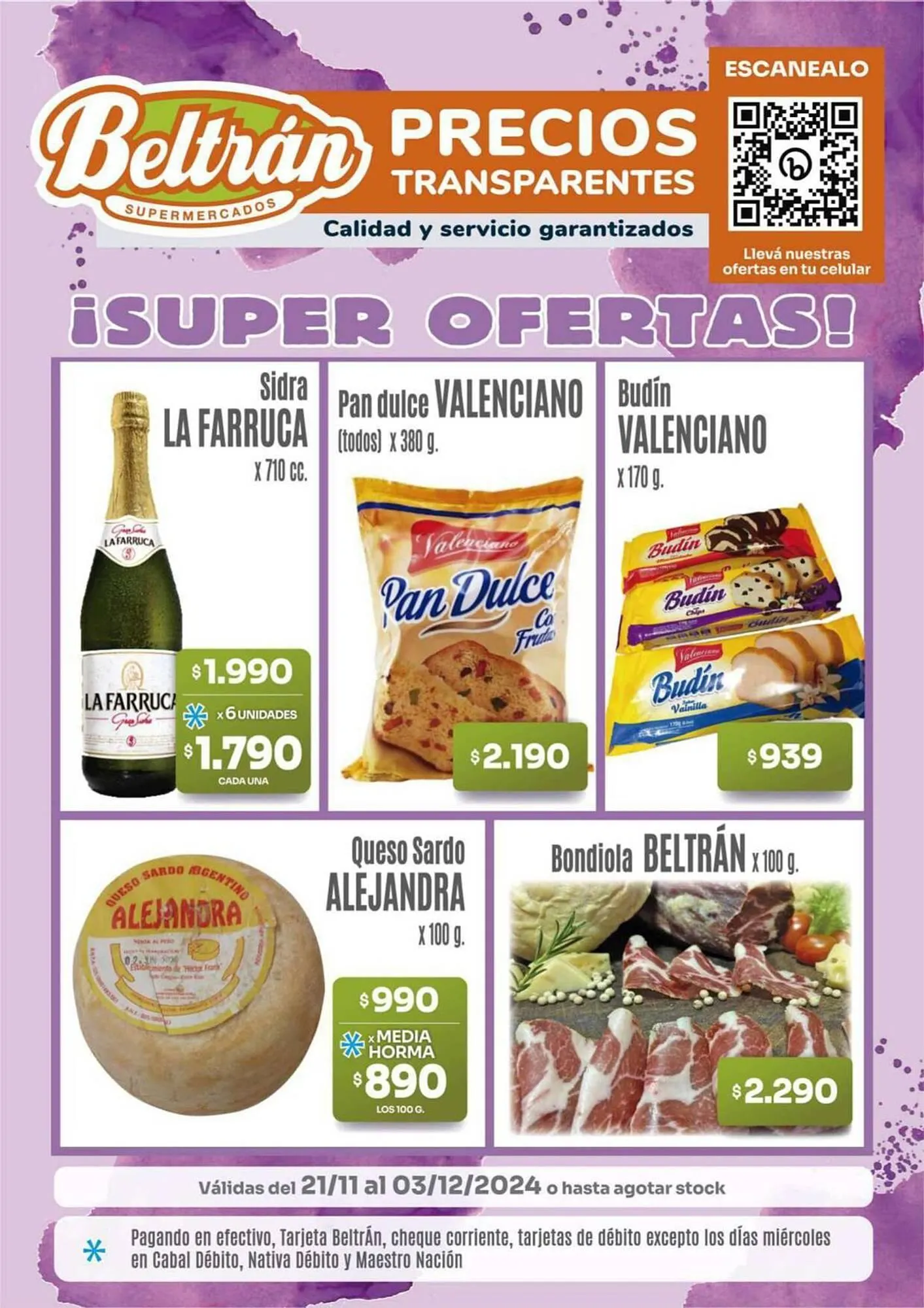 Ofertas de Catálogo Unico Supermercados 21 de noviembre al 3 de diciembre 2024 - Página 3 del catálogo