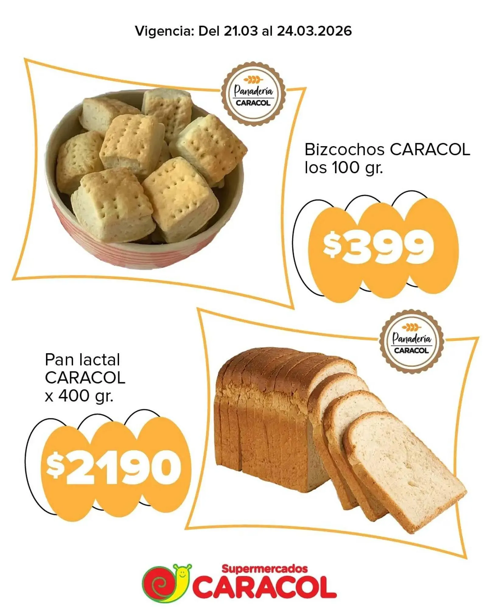 Ofertas de Catálogo Supermercados Caracol 21 de marzo al 25 de marzo 2026 - Página 3 del catálogo