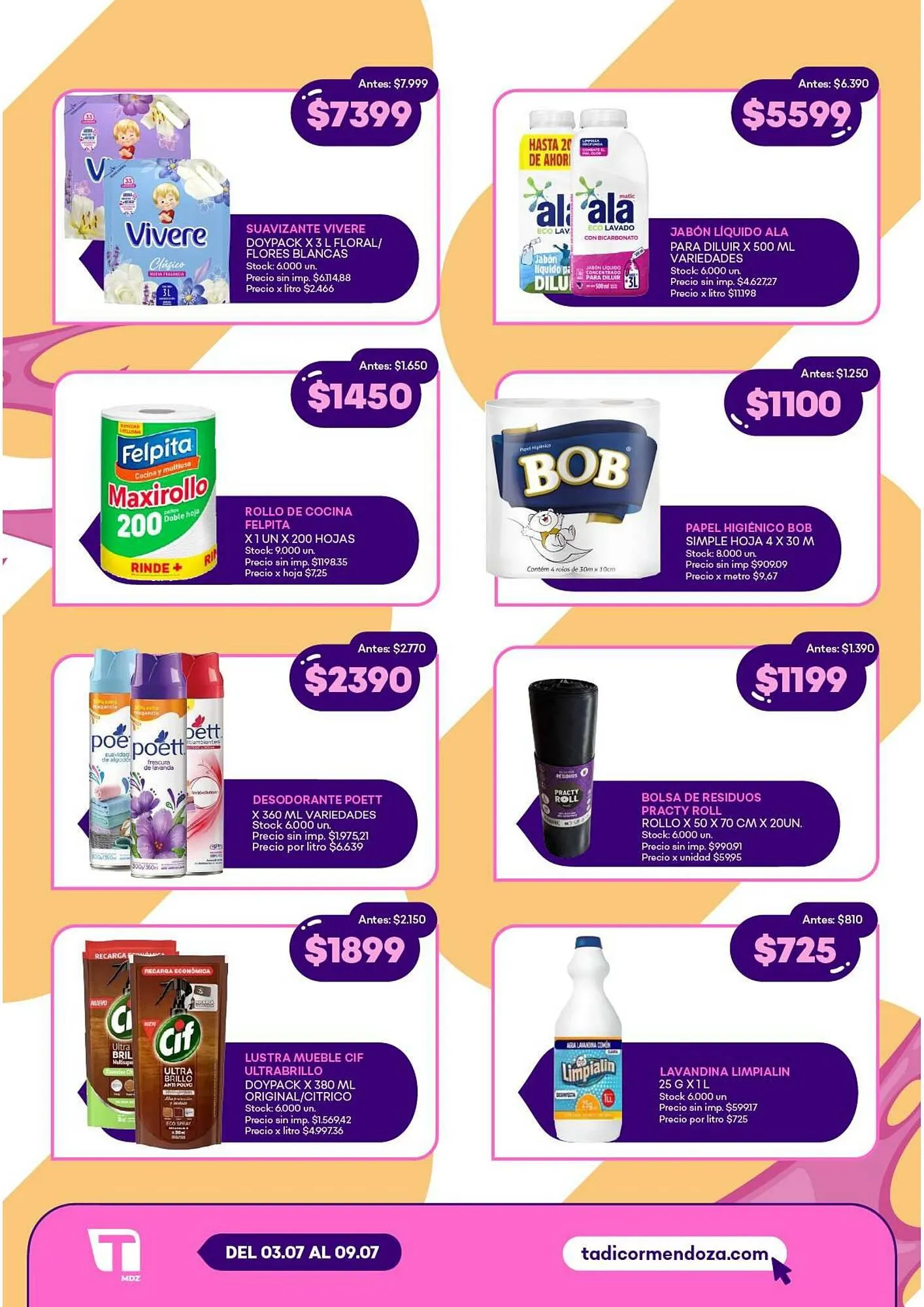 Ofertas de Catálogo Supermercados Tadicor 3 de julio al 11 de julio 2025 - Página 6 del catálogo