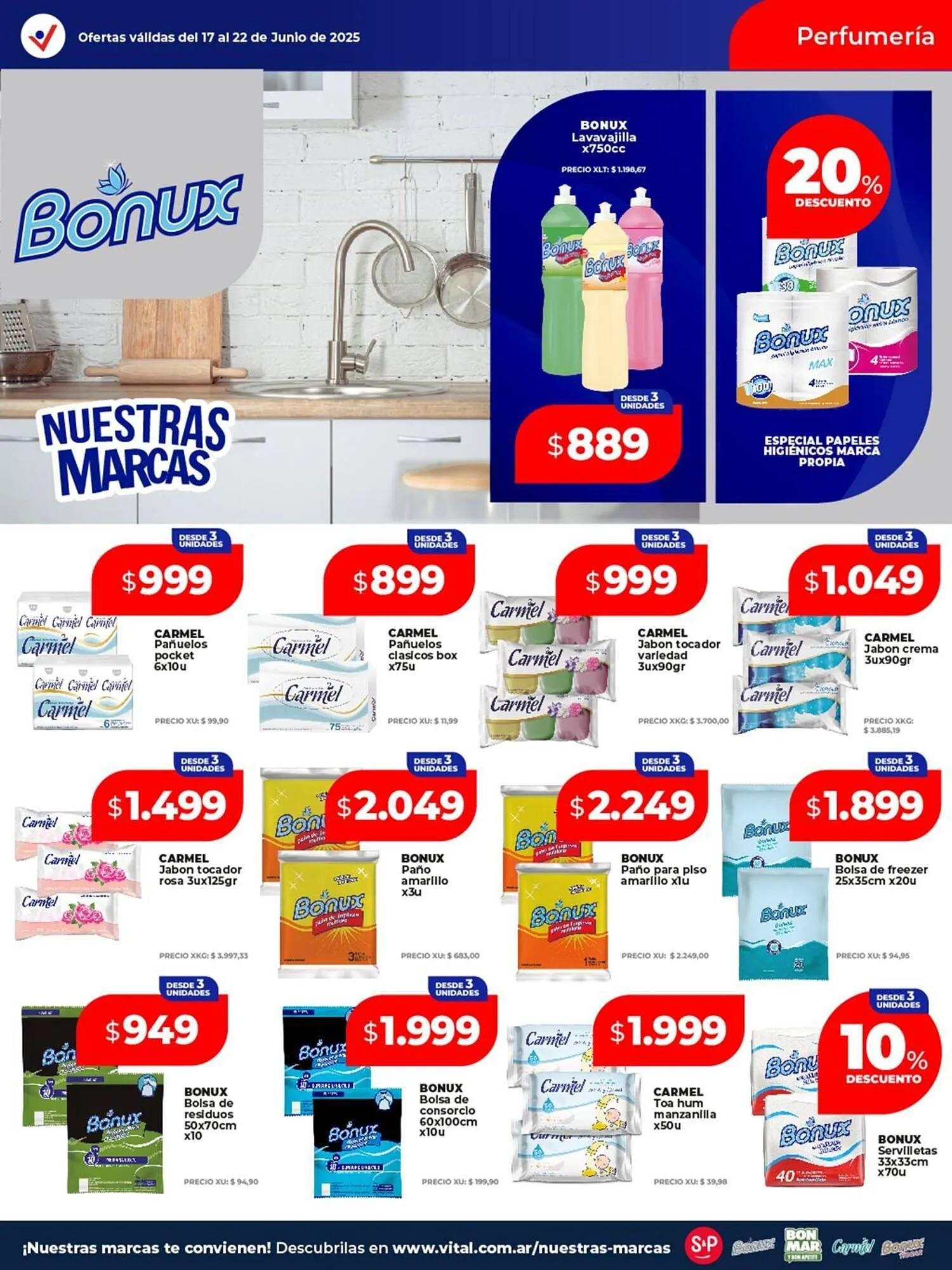 Ofertas de Catálogo Supermayorista Vital 17 de junio al 22 de junio 2025 - Página 9 del catálogo