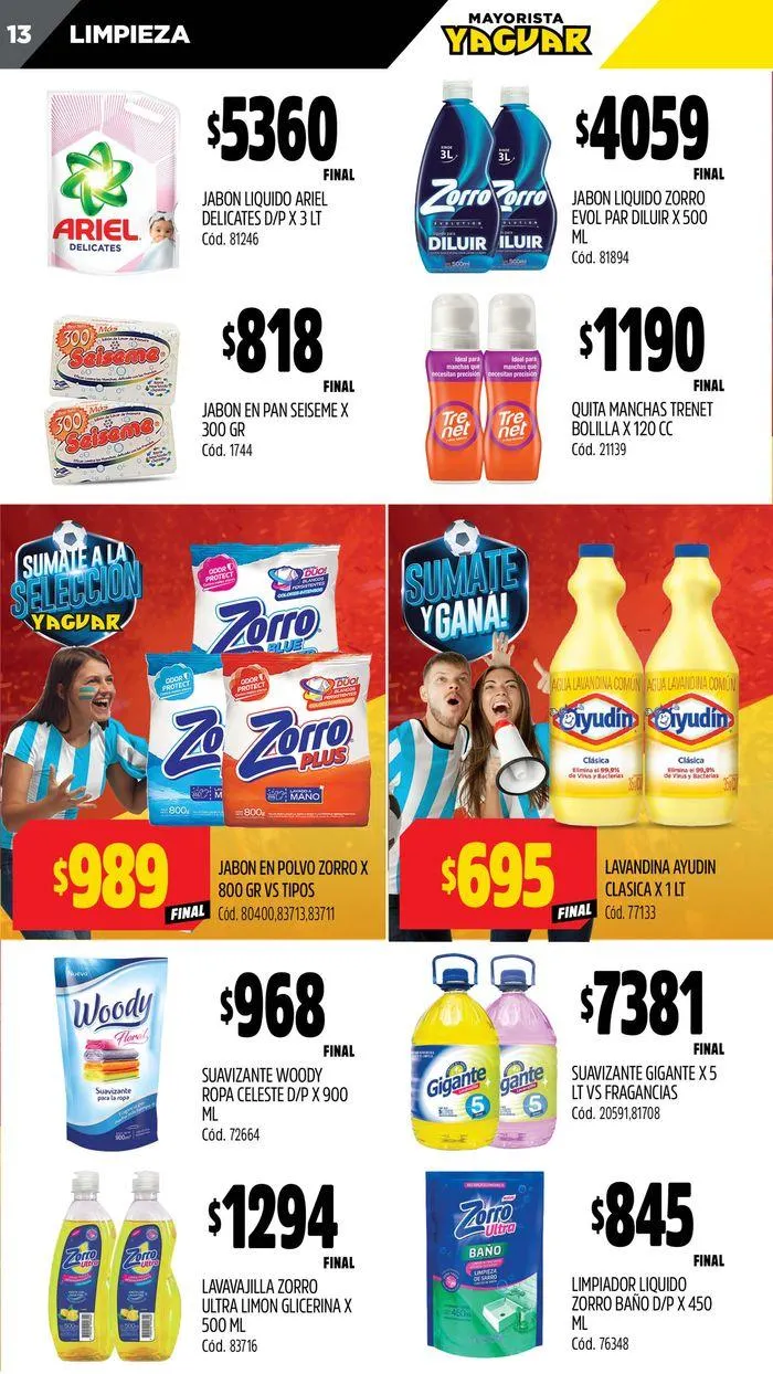 Ofertas de Ofertas Supermercados Yaguar Trelew 1 de julio al 7 de julio 2024 - Página 13 del catálogo