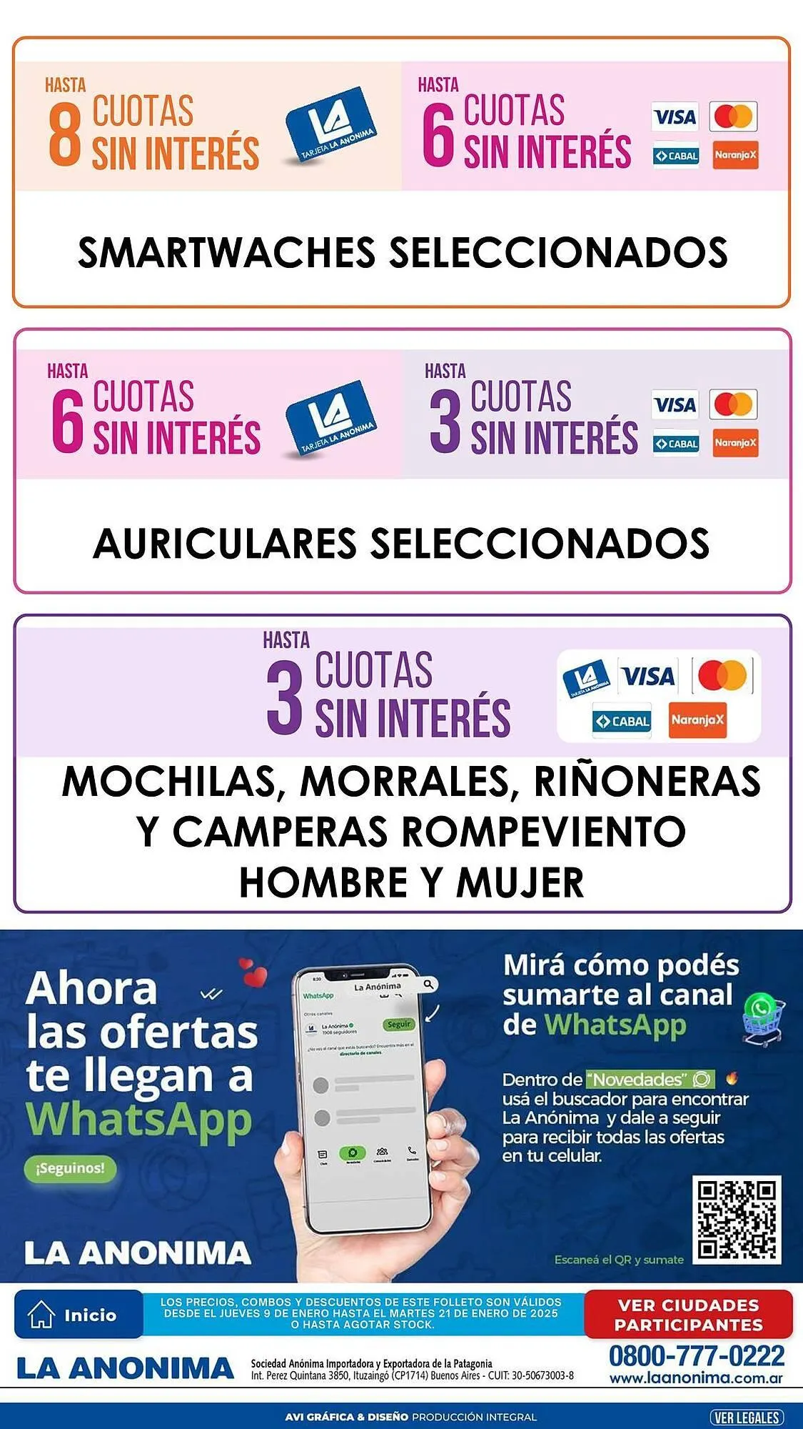 Ofertas de Catálogo La Anonima 9 de enero al 16 de enero 2025 - Página 32 del catálogo