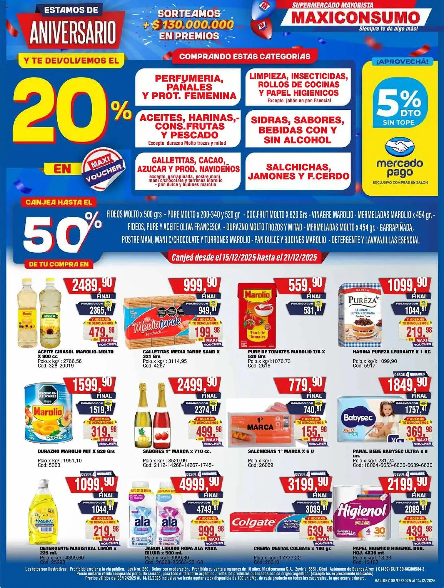 Ofertas de Revista Maxiconsumo 15 de diciembre al 21 de diciembre 2025 - Página 1 del catálogo