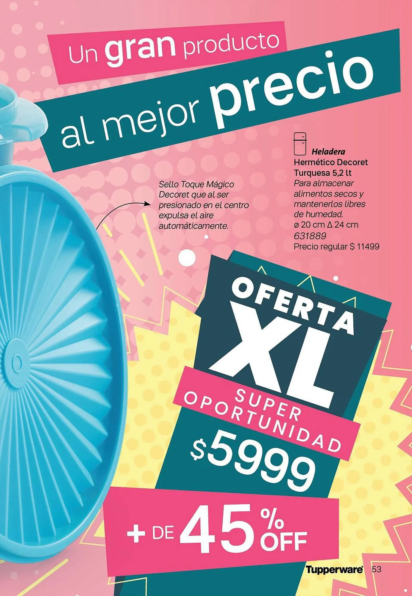 Ofertas de Catálogo Tupperware 25 de septiembre al 31 de octubre 2023 - Página 54 del catálogo