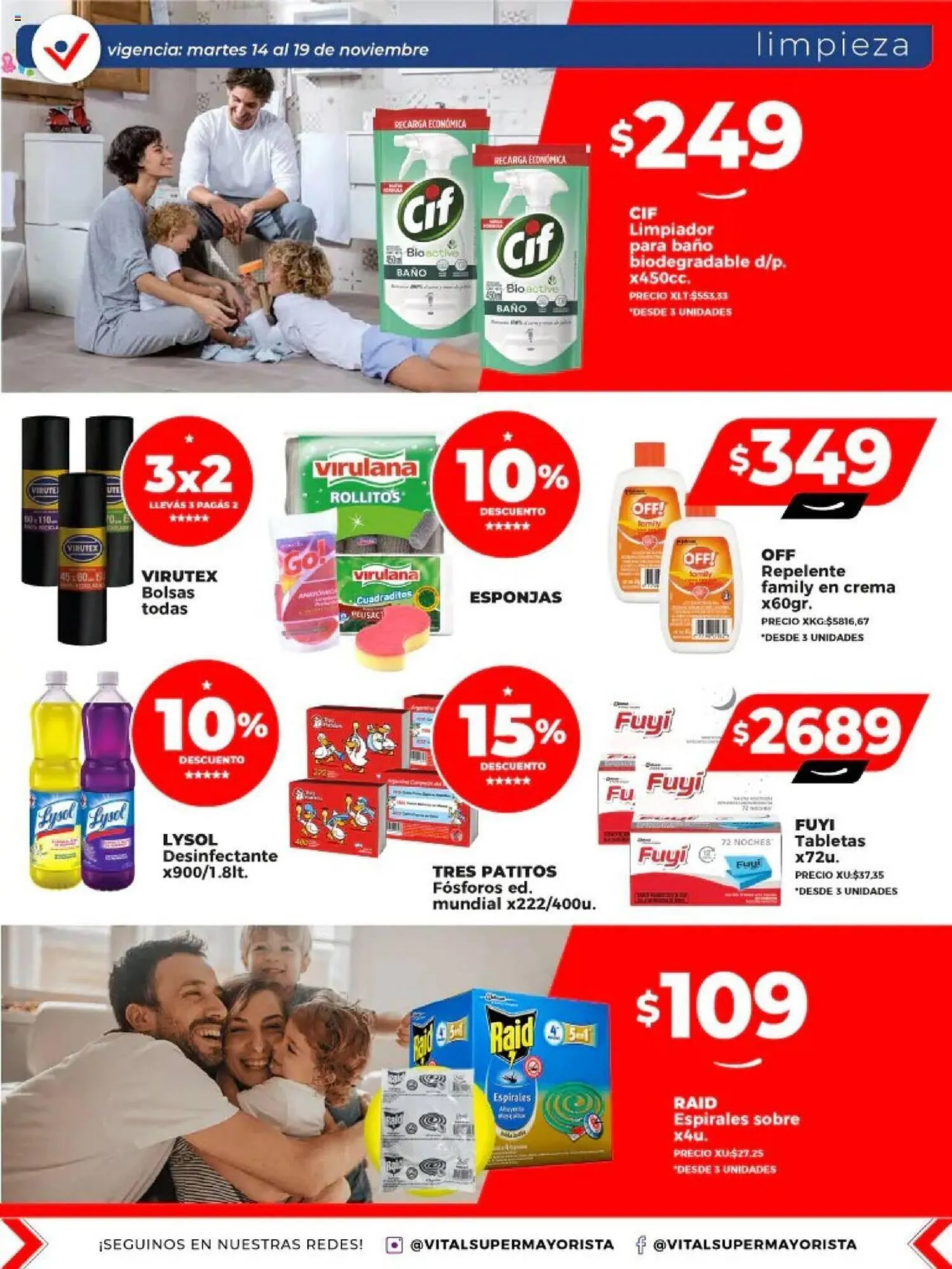 Ofertas de Catálogo Supermayorista Vital 14 de noviembre al 19 de noviembre 2023 - Página 6 del catálogo