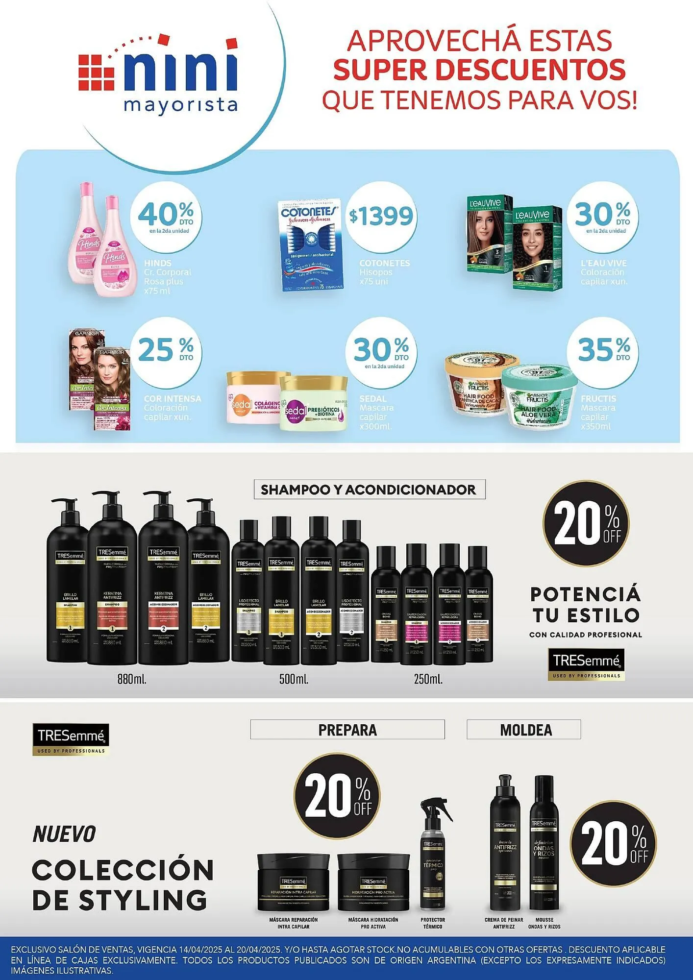 Ofertas de Catálogo Nini Mayorista 14 de abril al 20 de abril 2025 - Página 7 del catálogo