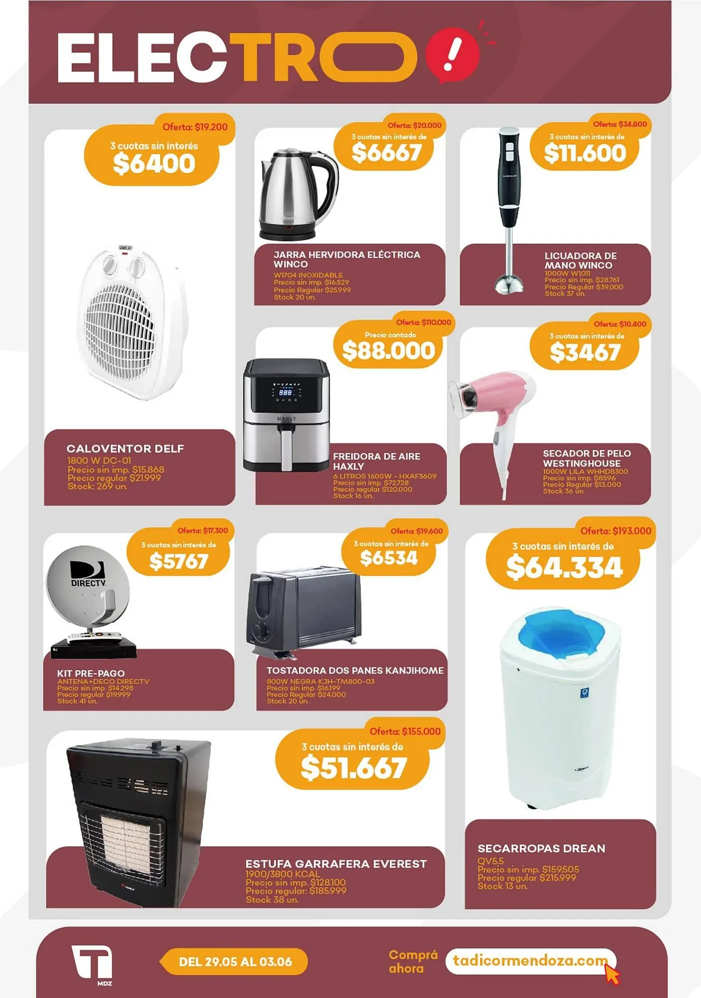 Ofertas de Catálogo Supermercados Tadicor 29 de mayo al 5 de junio 2025 - Página 11 del catálogo