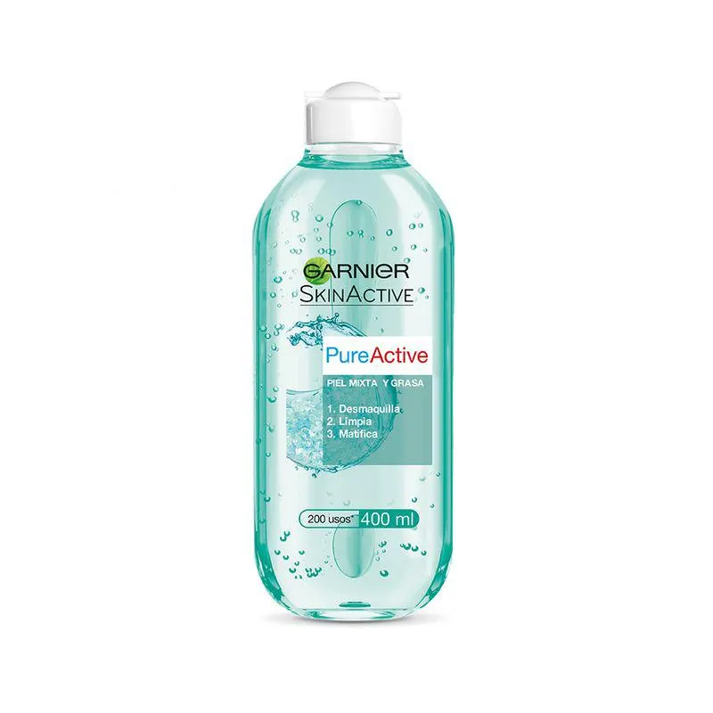 Agua Micelar Garnier Pure Active x 400 Ml