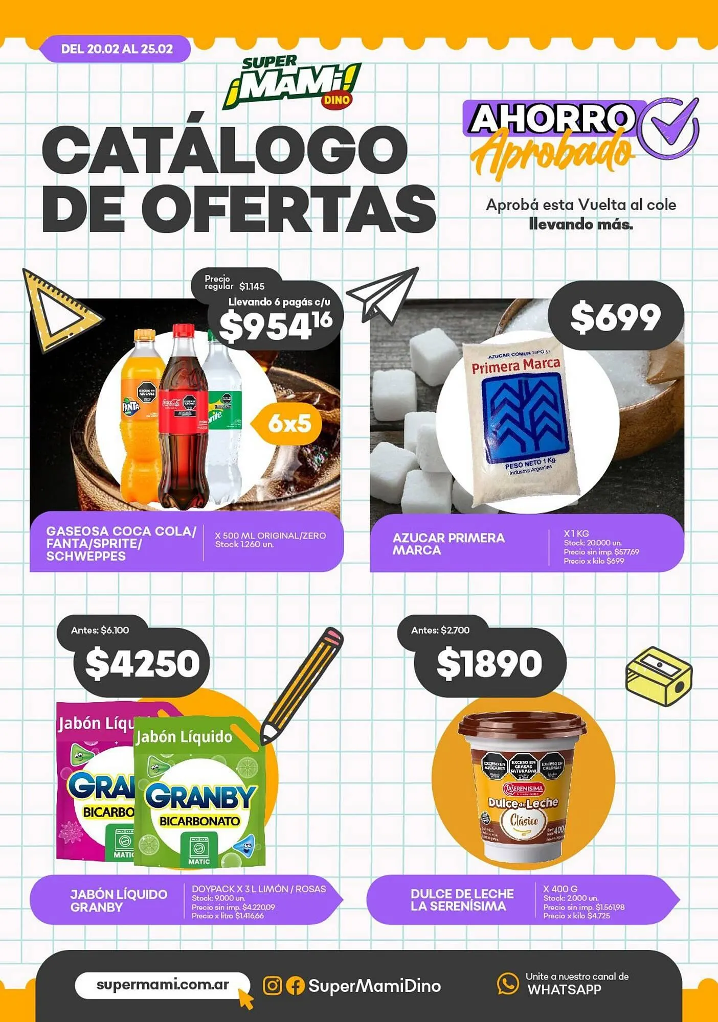 Ofertas de Catálogo Super MAMI 20 de febrero al 25 de febrero 2025 - Página 1 del catálogo