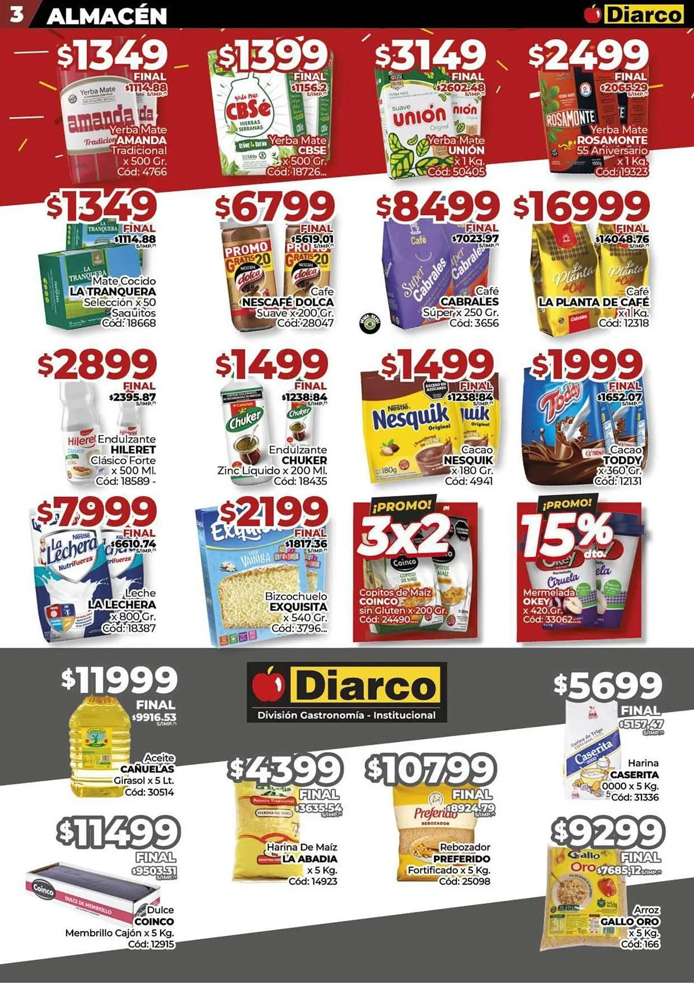Ofertas de Catálogo Diarco 9 de junio al 16 de junio 2025 - Página 3 del catálogo