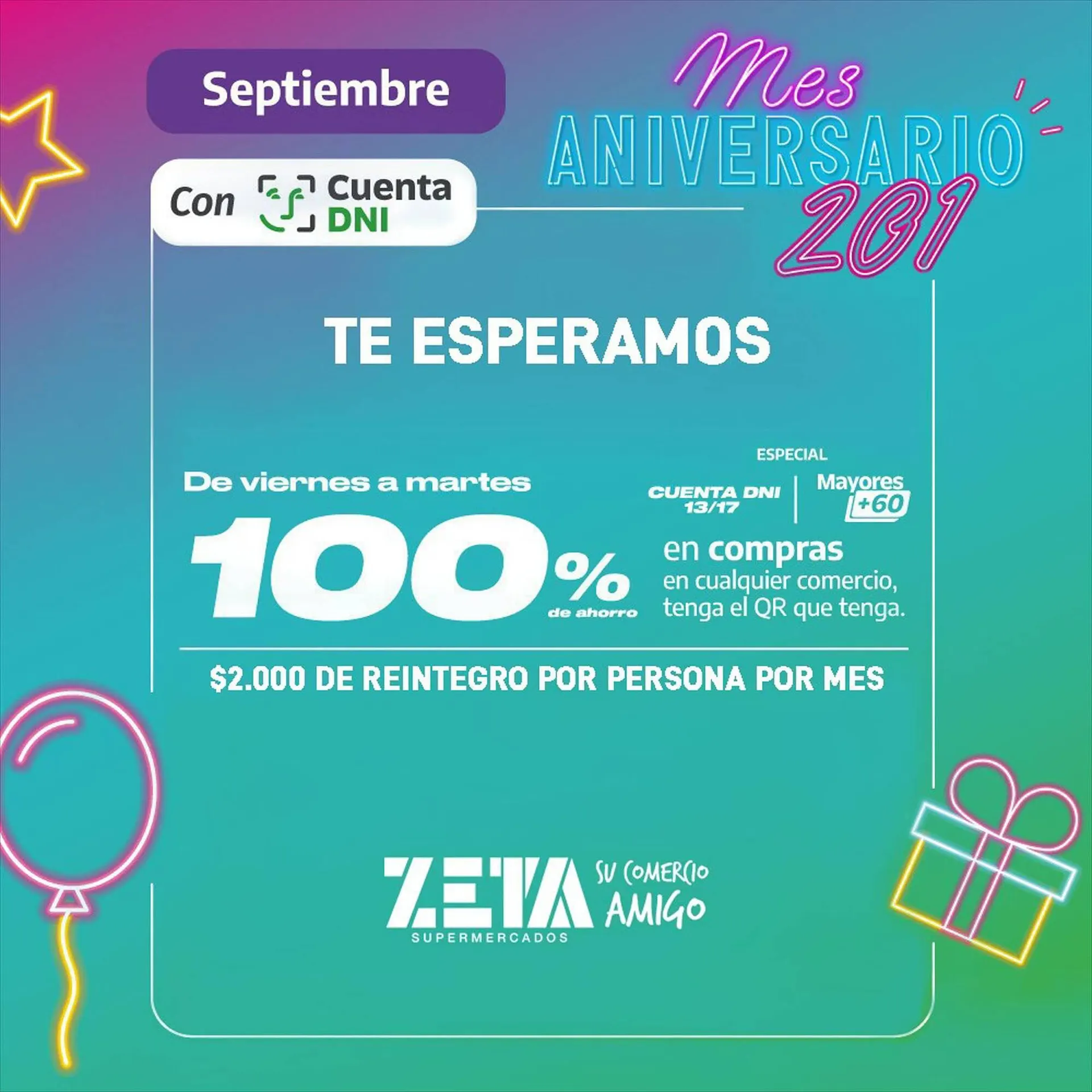 Ofertas de Catálogo Supermercados Zeta 2 de septiembre al 30 de septiembre 2023 - Página 1 del catálogo