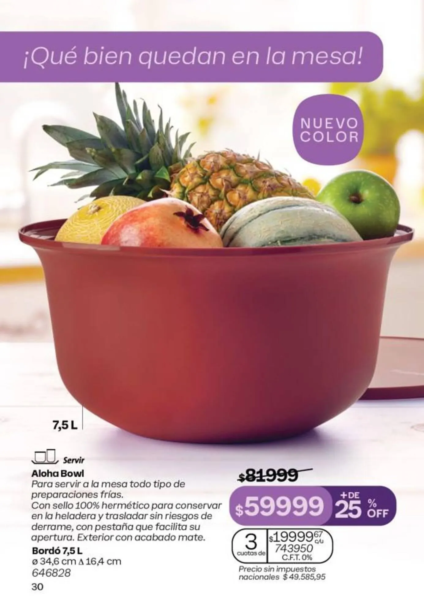 Ofertas de Folleto Tupperware 1 de octubre al 31 de octubre 2025 - Página 31 del catálogo