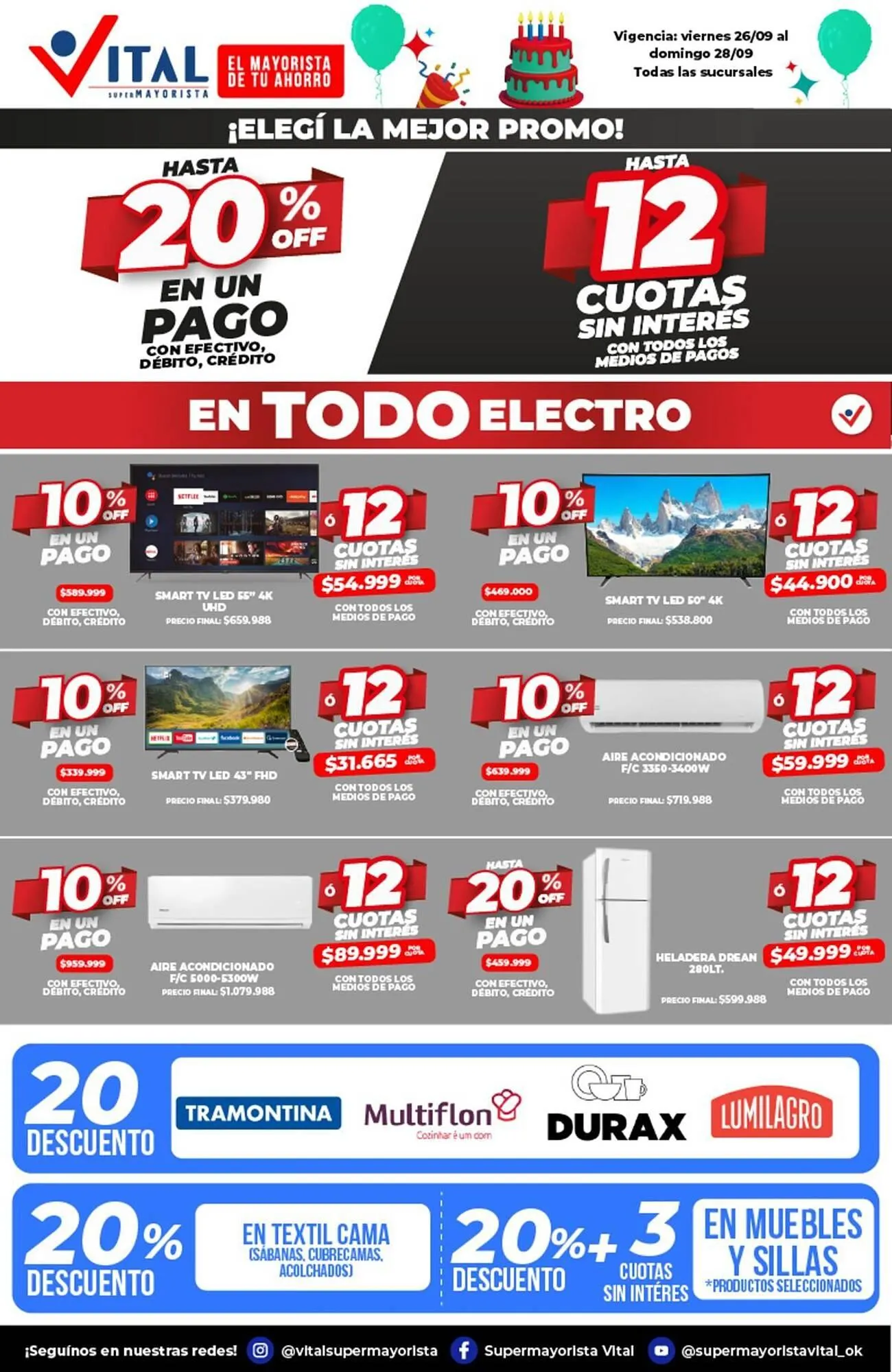 Ofertas de Catálogo Supermayorista Vital 26 de septiembre al 28 de septiembre 2025 - Página 3 del catálogo