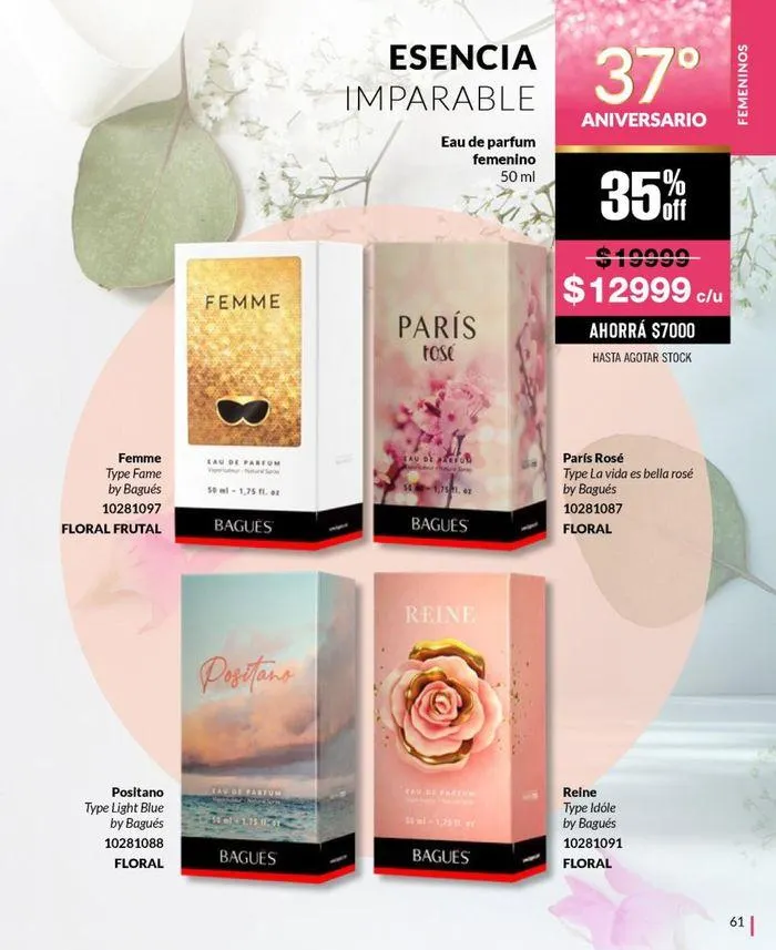 Ofertas de Ofertas Bagués Campaña 08 Argentina 10 de agosto al 24 de agosto 2024 - Página 73 del catálogo