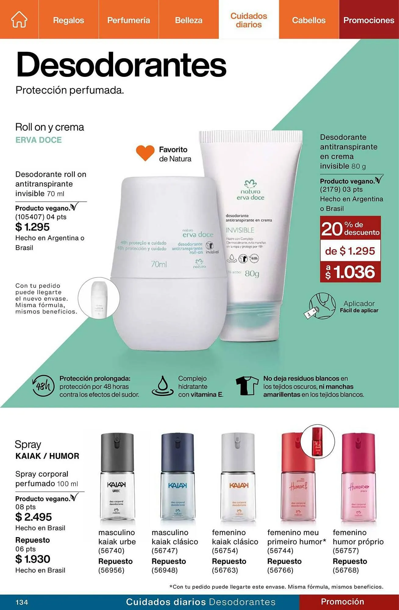 Ofertas de Catálogo Natura 27 de septiembre al 31 de octubre 2023 - Página 134 del catálogo