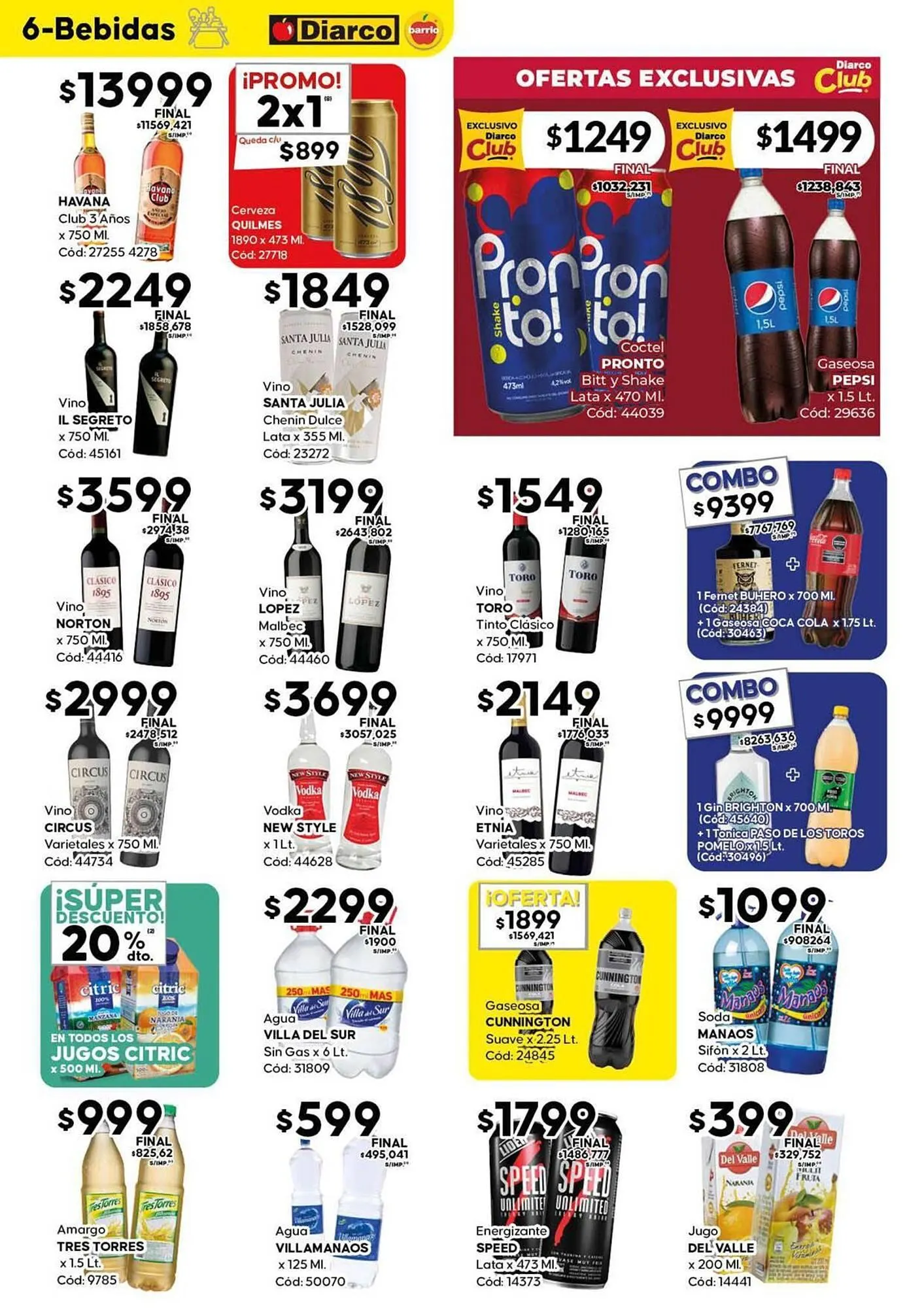 Ofertas de Catálogo Diarco 26 de mayo al 1 de junio 2025 - Página 6 del catálogo