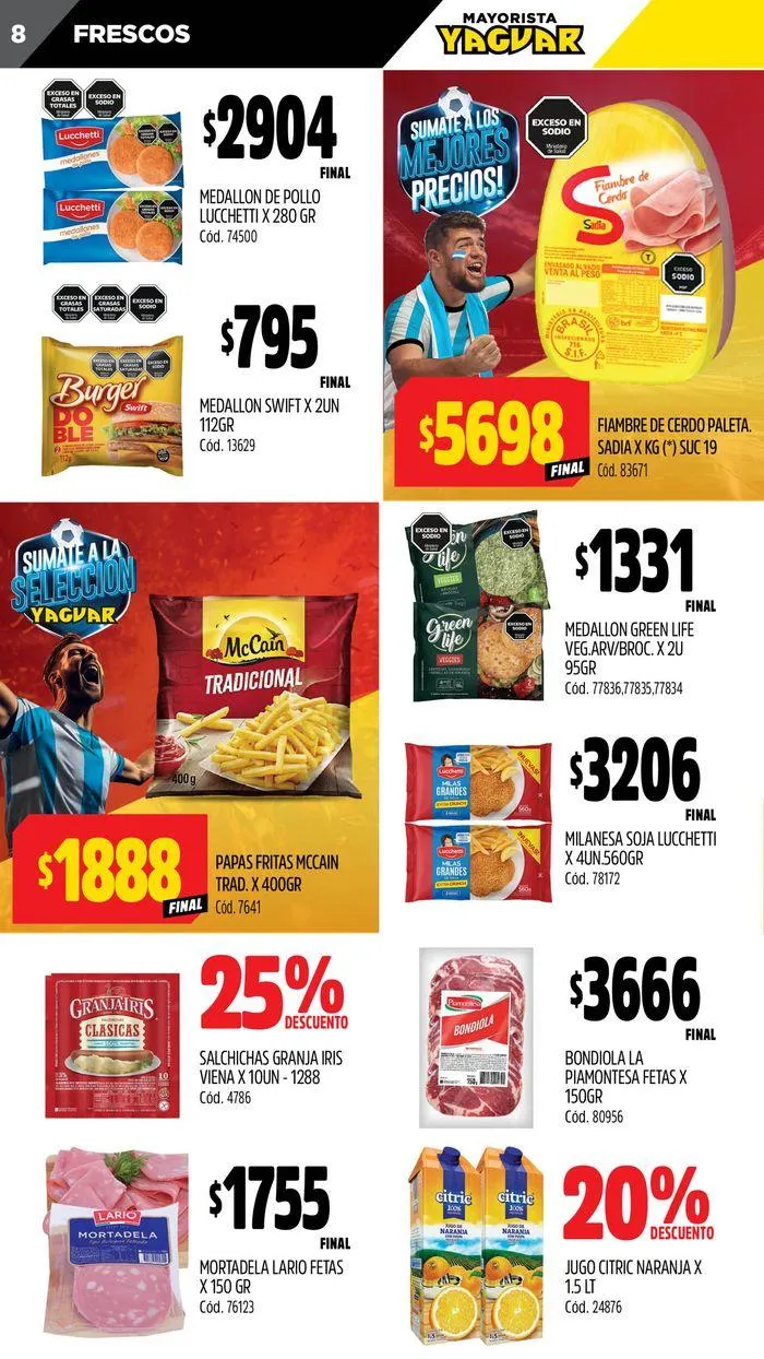 Ofertas de Ofertas Supermercados Yaguar Trelew 24 de junio al 30 de junio 2024 - Página 8 del catálogo