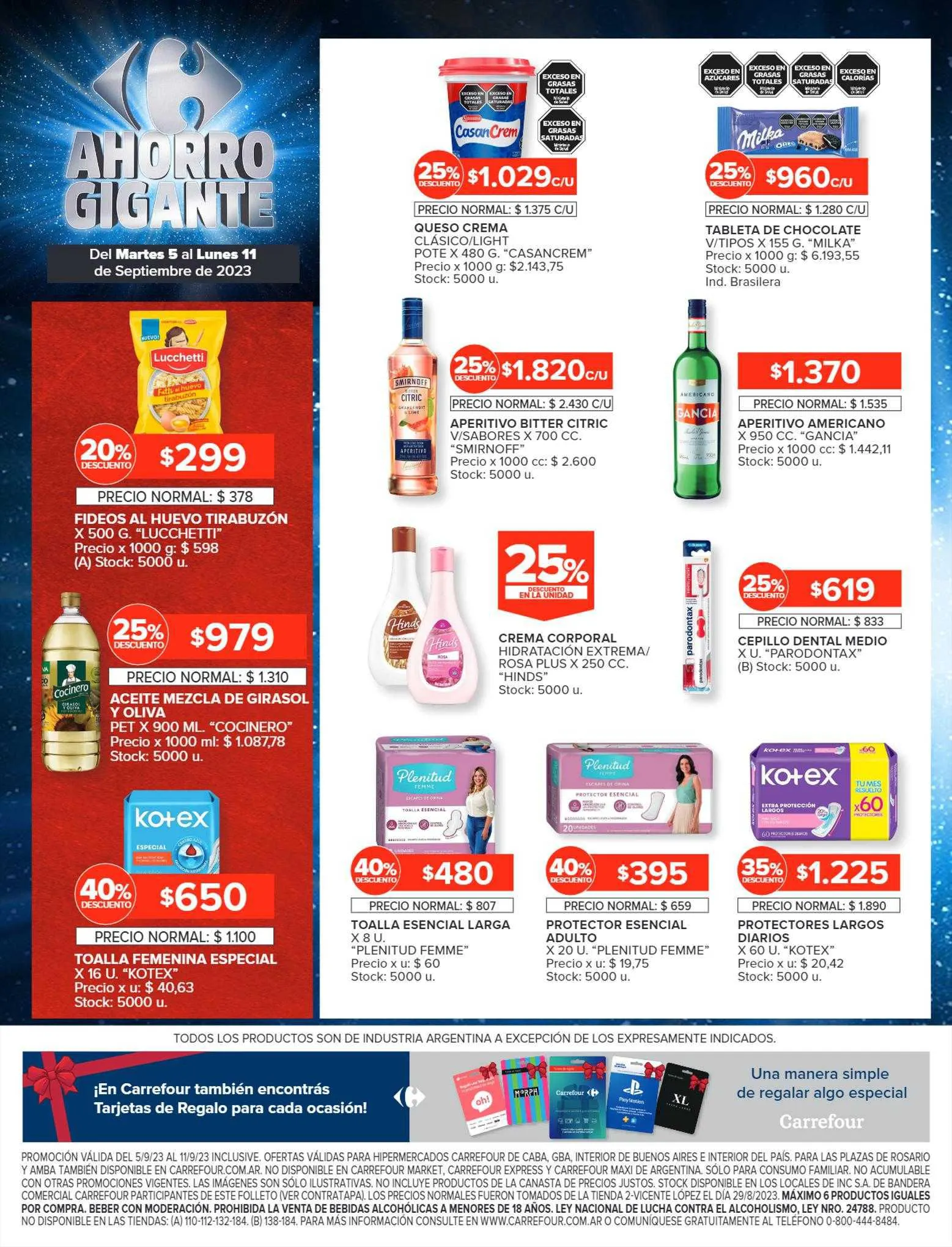 Ofertas de Catálogo Carrefour 23 de agosto al 30 de septiembre 2023 - Página 9 del catálogo