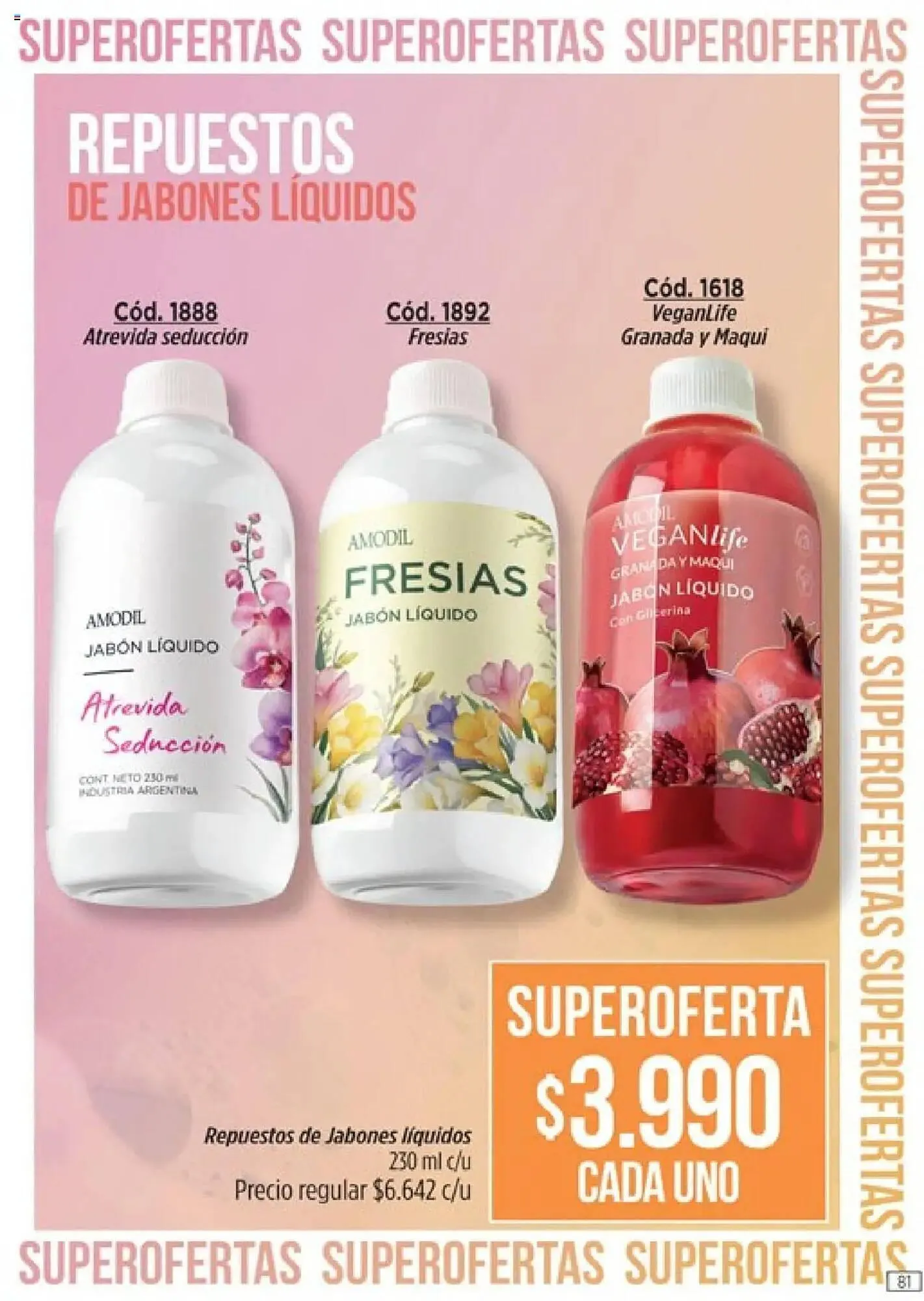 Ofertas de Catálogo Amodil 3 de mayo al 18 de mayo 2025 - Página 81 del catálogo