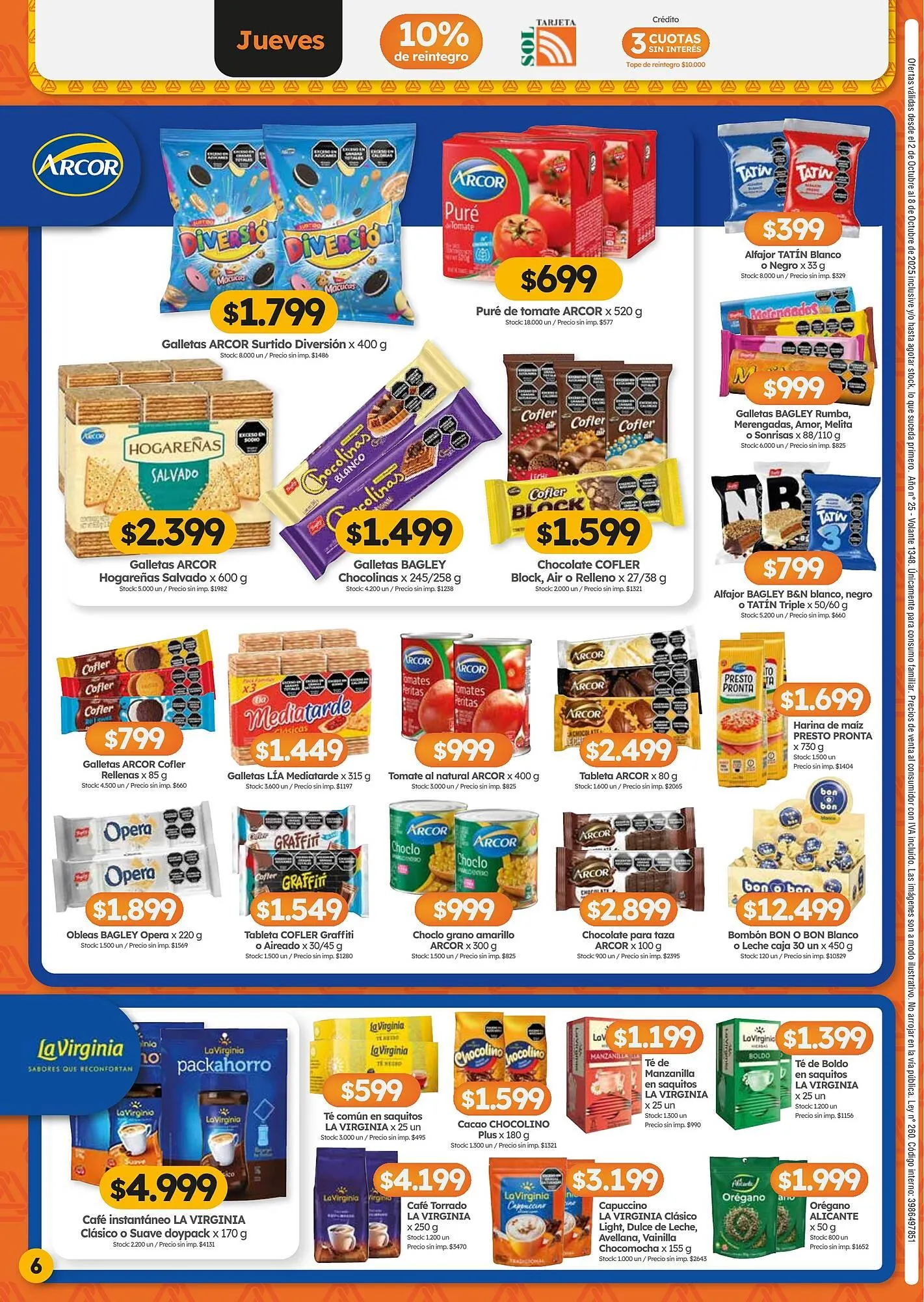 Ofertas de Folleto Cordiez 2 de octubre al 9 de octubre 2025 - Página 6 del catálogo