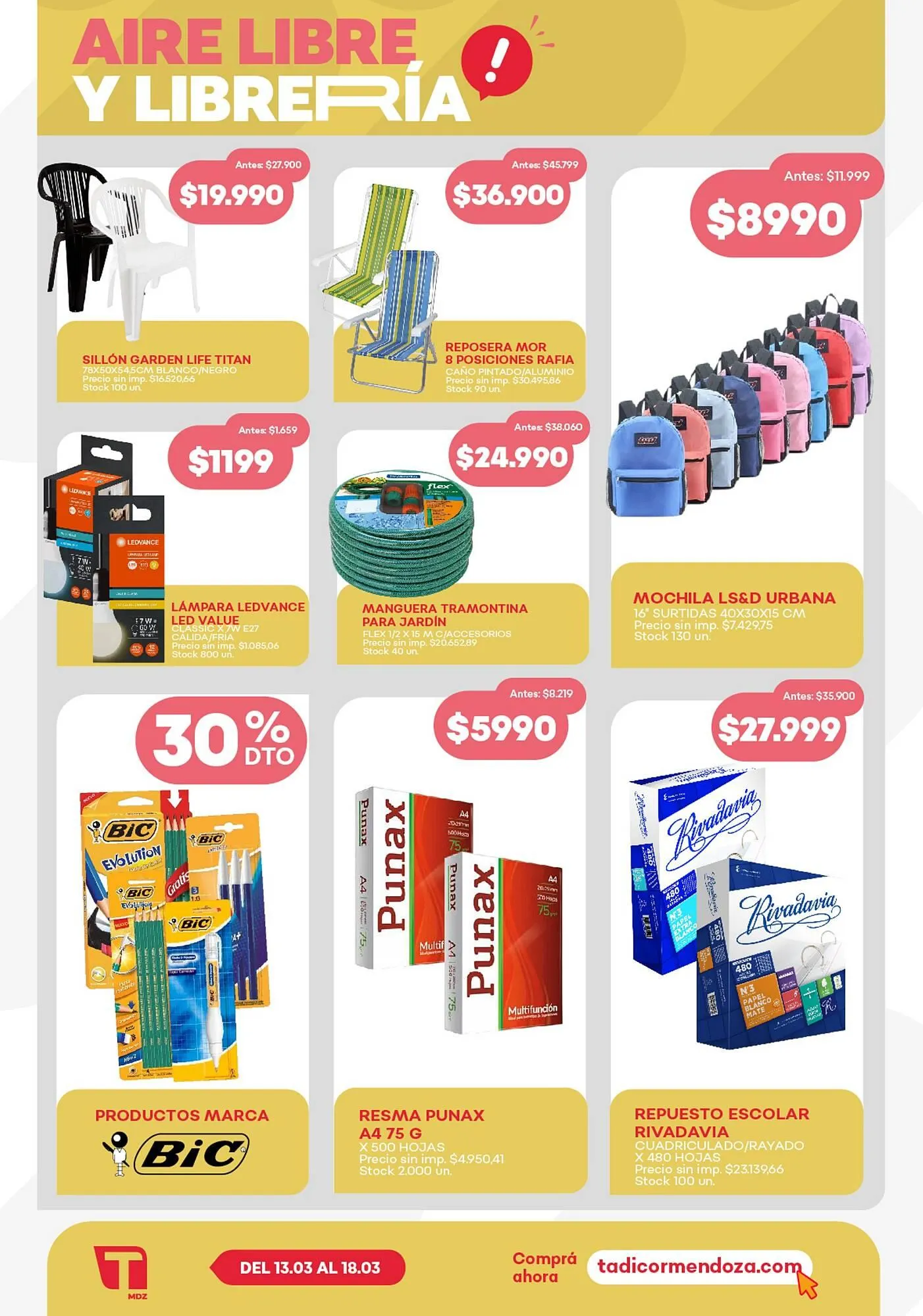 Ofertas de Catálogo Supermercados Tadicor 13 de marzo al 18 de marzo 2025 - Página 12 del catálogo