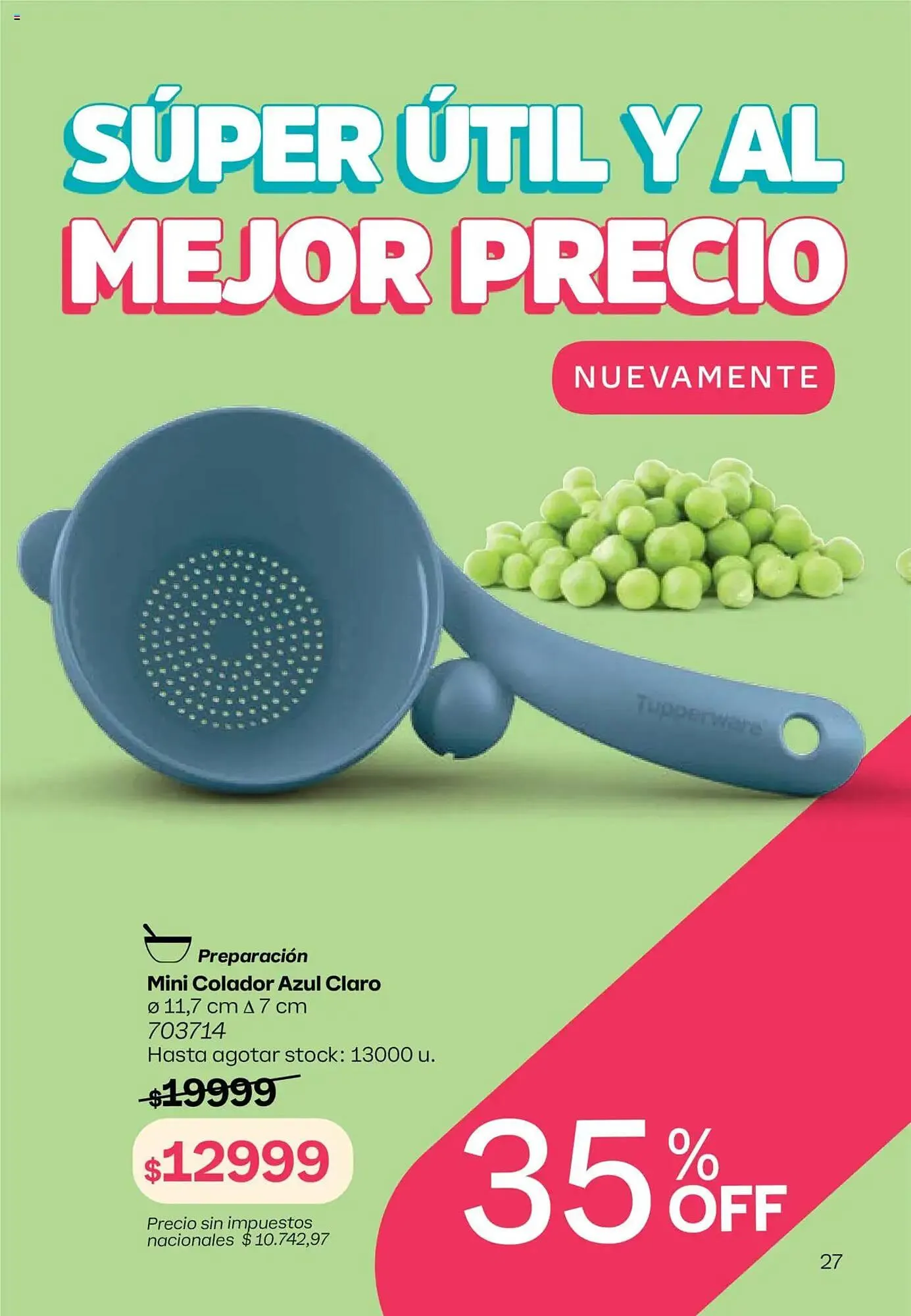 Ofertas de Folleto Tupperware 8 de septiembre al 22 de septiembre 2025 - Página 28 del catálogo