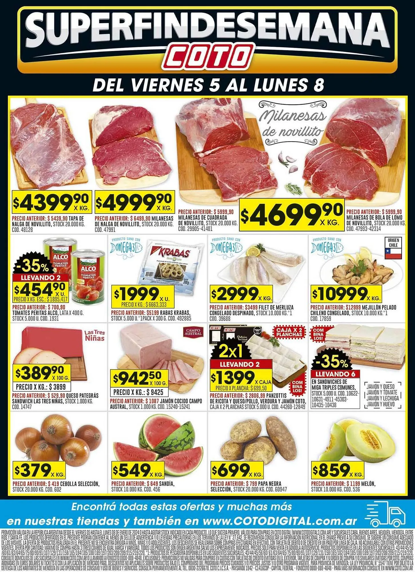 Ofertas de Catálogo Coto 5 de enero al 8 de enero 2024 - Página 1 del catálogo