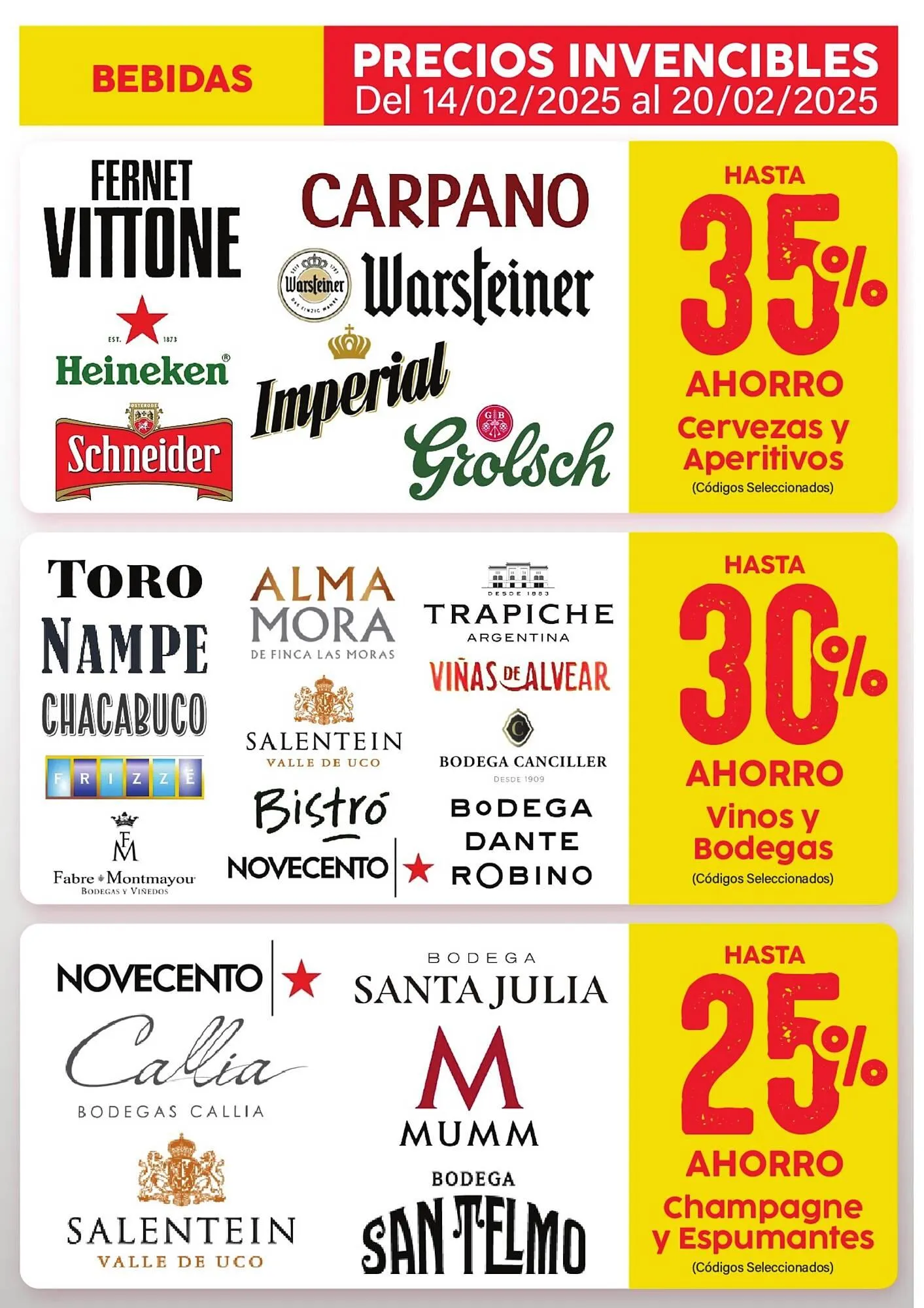 Ofertas de Catálogo Supermercados Aiello 14 de febrero al 20 de febrero 2025 - Página 9 del catálogo