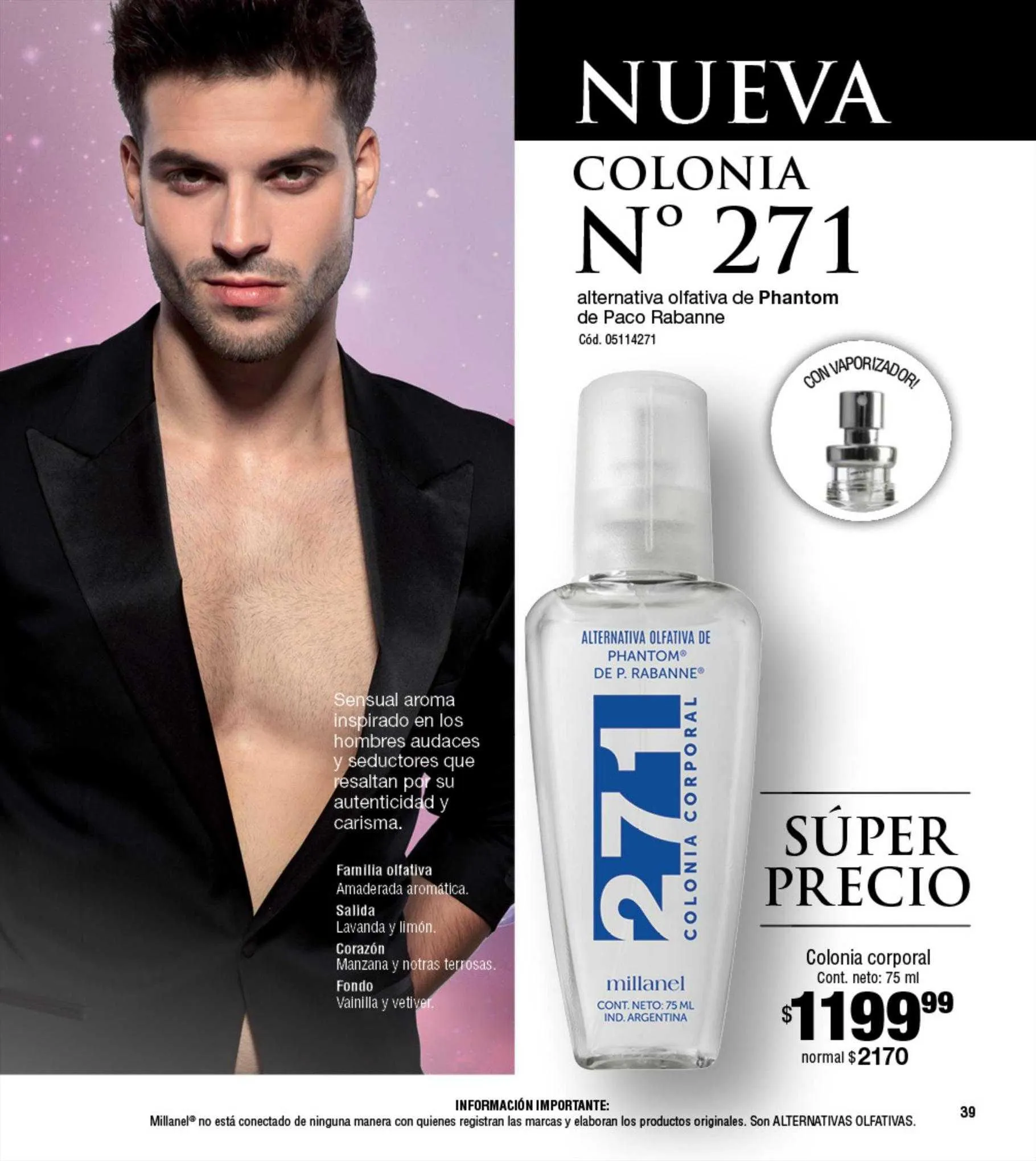 Ofertas de Catálogo Millanel Cosmética 21 de julio al 31 de julio 2023 - Página 39 del catálogo