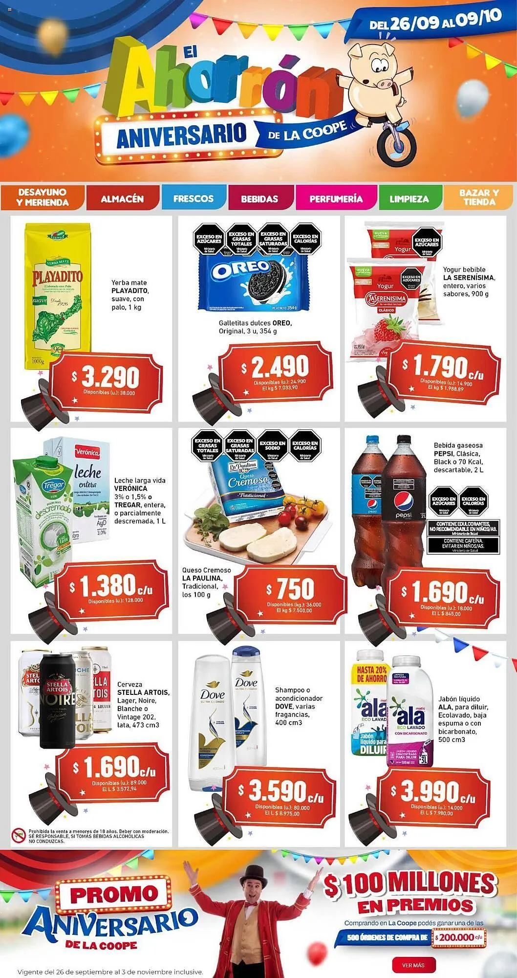 Ofertas de Catálogo Cooperativa Obrera 26 de septiembre al 9 de octubre 2024 - Página 1 del catálogo