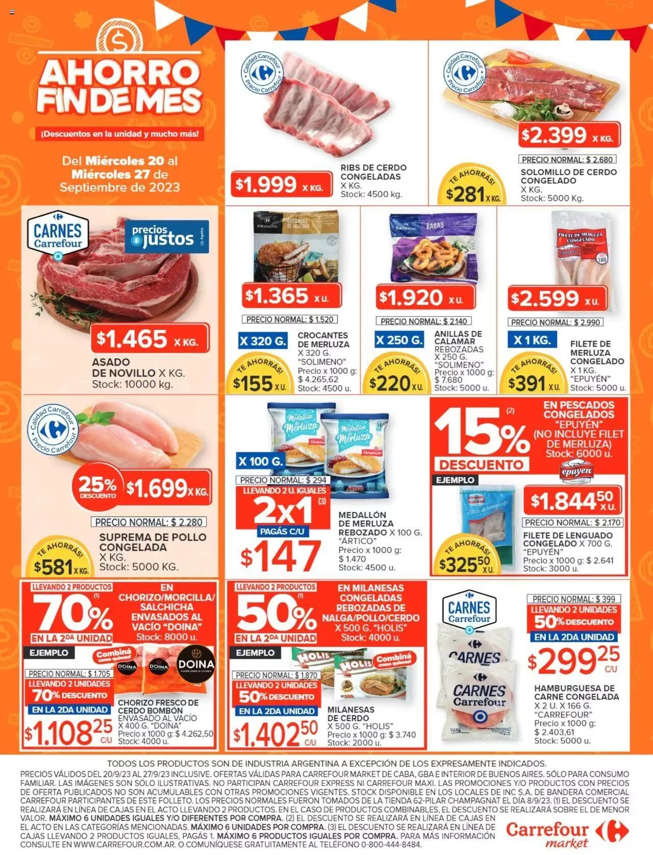 Ofertas de Carrefour Market catálogo 20 de septiembre al 27 de septiembre 2023 - Página 2 del catálogo