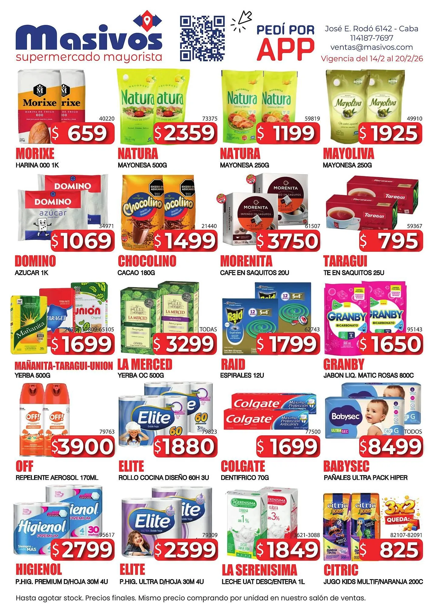 Catálogo Masivos - 1