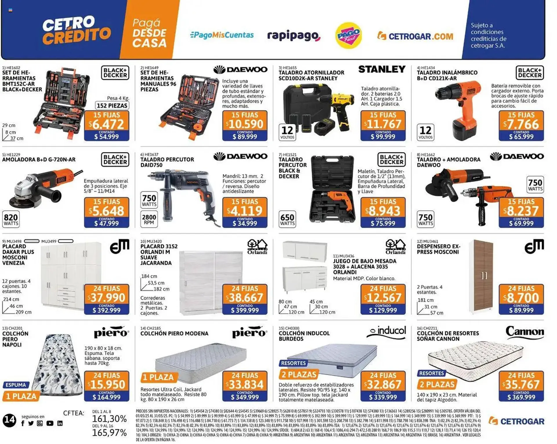 Ofertas de Catálogo Cetrogar 1 de mayo al 4 de junio 2025 - Página 14 del catálogo