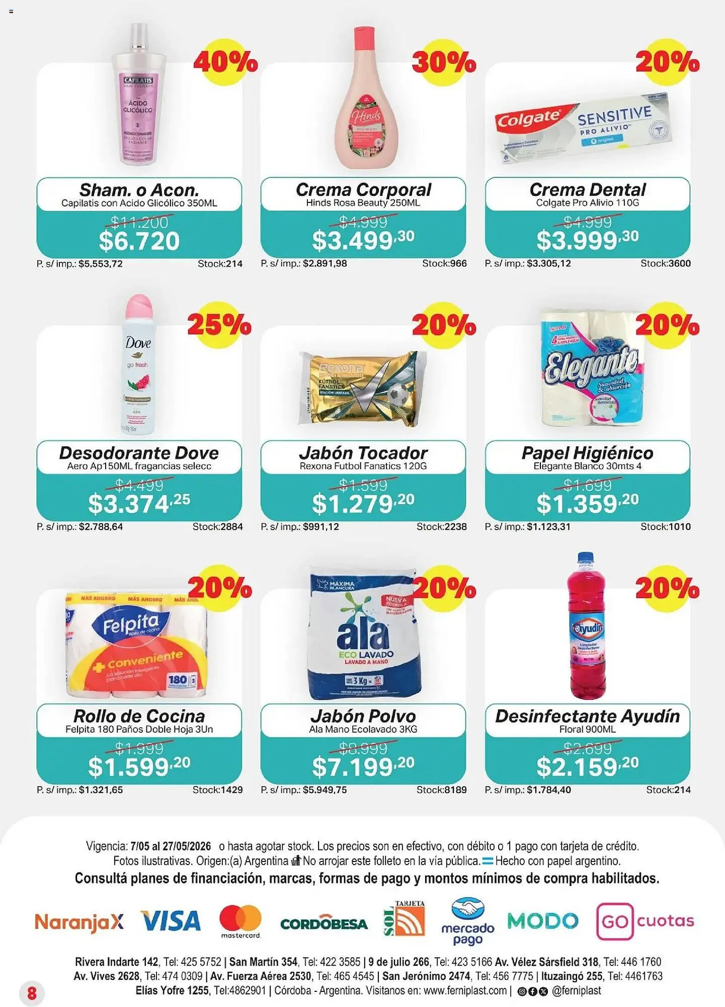 Ofertas de Catálogo Ferniplast 7 de mayo al 28 de mayo 2026 - Página 8 del catálogo