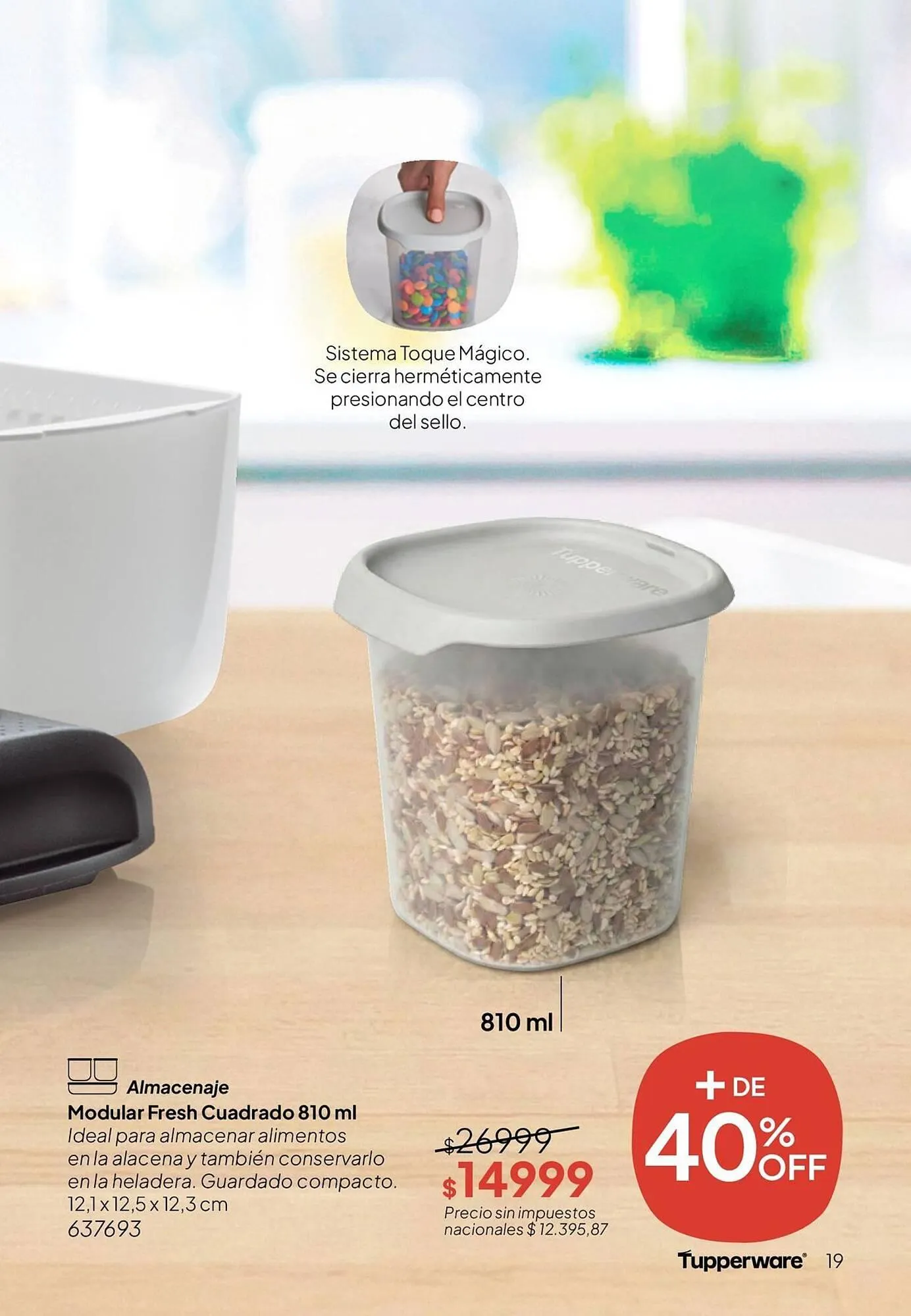 Ofertas de Folleto Tupperware 1 de julio al 31 de julio 2026 - Página 20 del catálogo