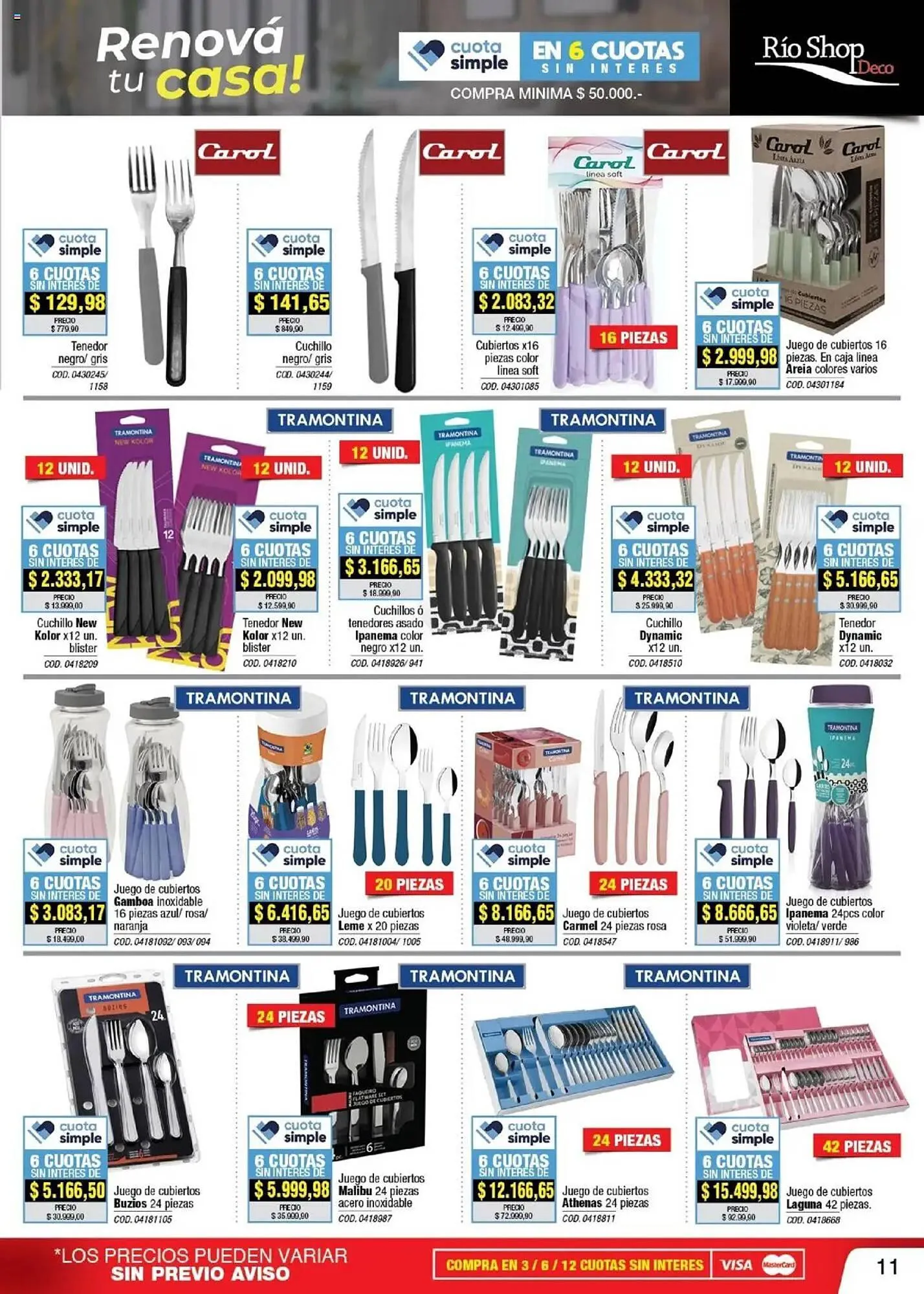 Ofertas de Catálogo Rio Shop Deco 20 de marzo al 30 de abril 2025 - Página 11 del catálogo