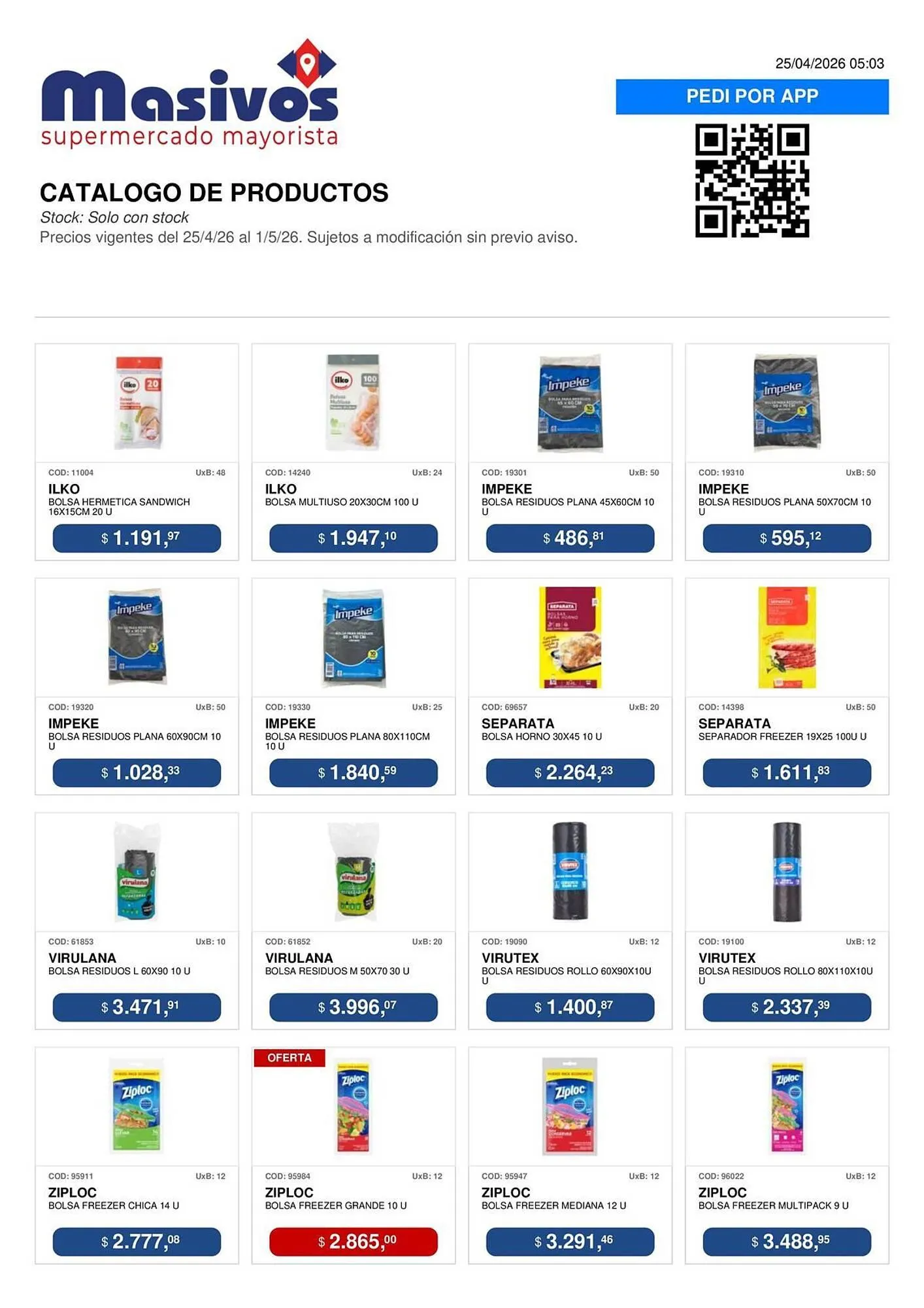 Ofertas de Catálogo Masivos 25 de abril al 1 de mayo 2026 - Página 65 del catálogo