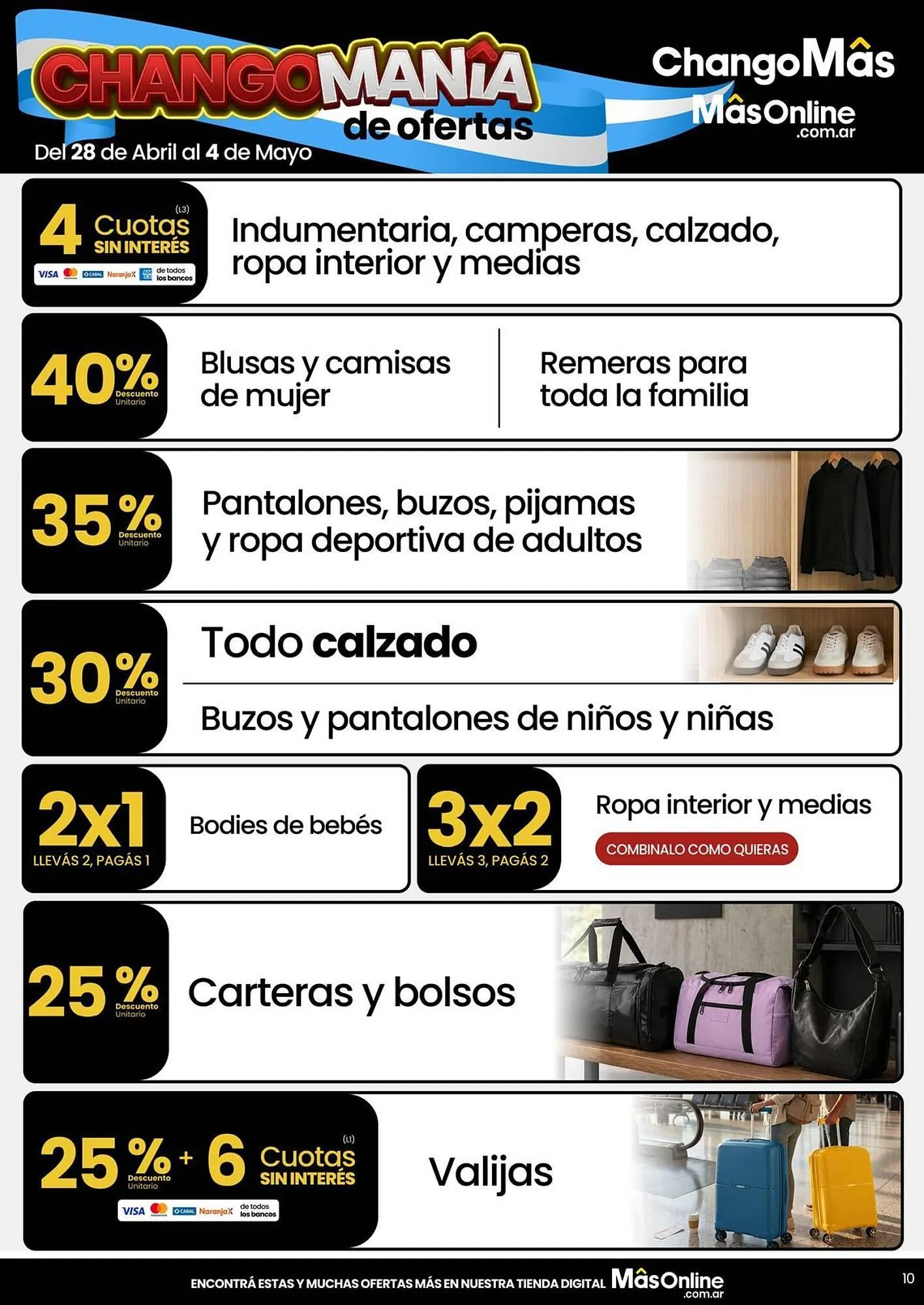 Ofertas de Catálogo Changomas 28 de abril al 4 de mayo 2026 - Página 10 del catálogo