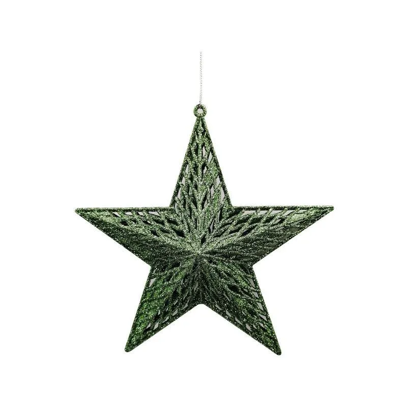 Colgante Estrella Cotidiana metálica 20x20x5 cm