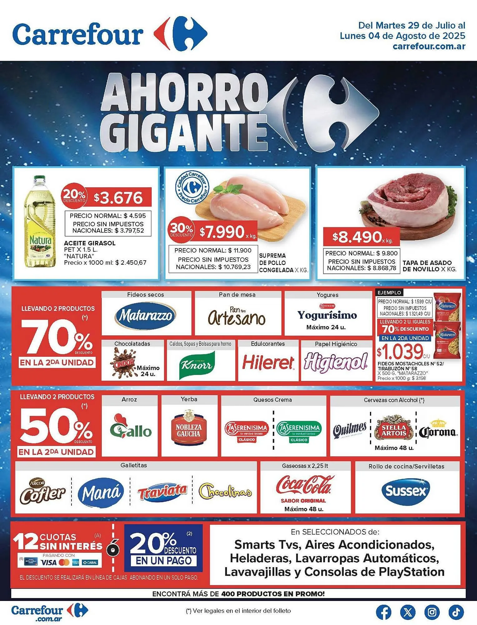 Ofertas de Catálogo Carrefour 29 de julio al 4 de agosto 2025 - Página 1 del catálogo