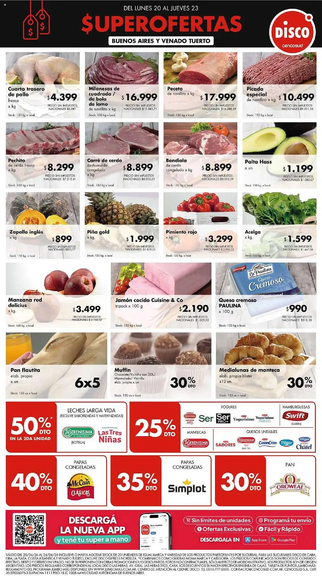 Ofertas de Folleto Disco 20 de abril al 23 de abril 2026 - Página 1 del catálogo