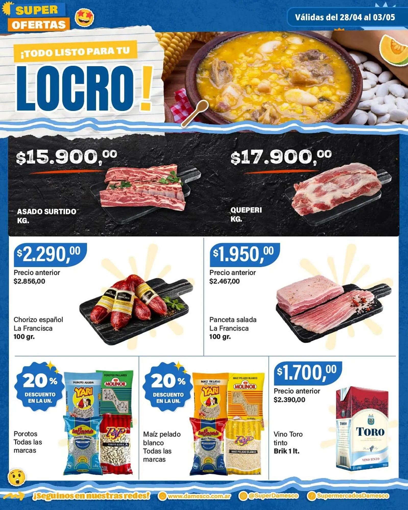 Ofertas de Catálogo Supermercados Damesco 28 de abril al 3 de mayo 2026 - Página 2 del catálogo