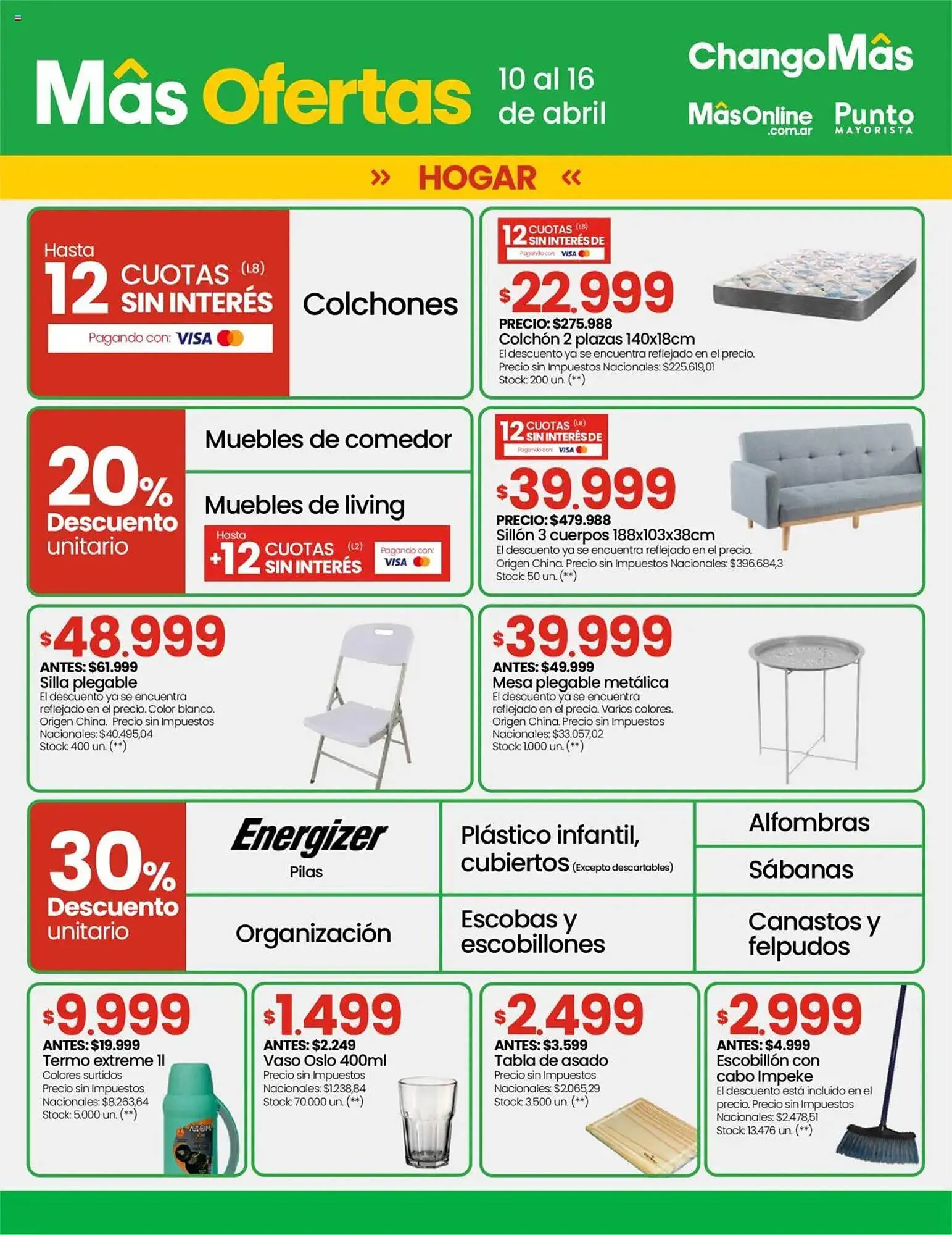 Ofertas de Catálogo Punto Mayorista 10 de abril al 16 de abril 2025 - Página 12 del catálogo