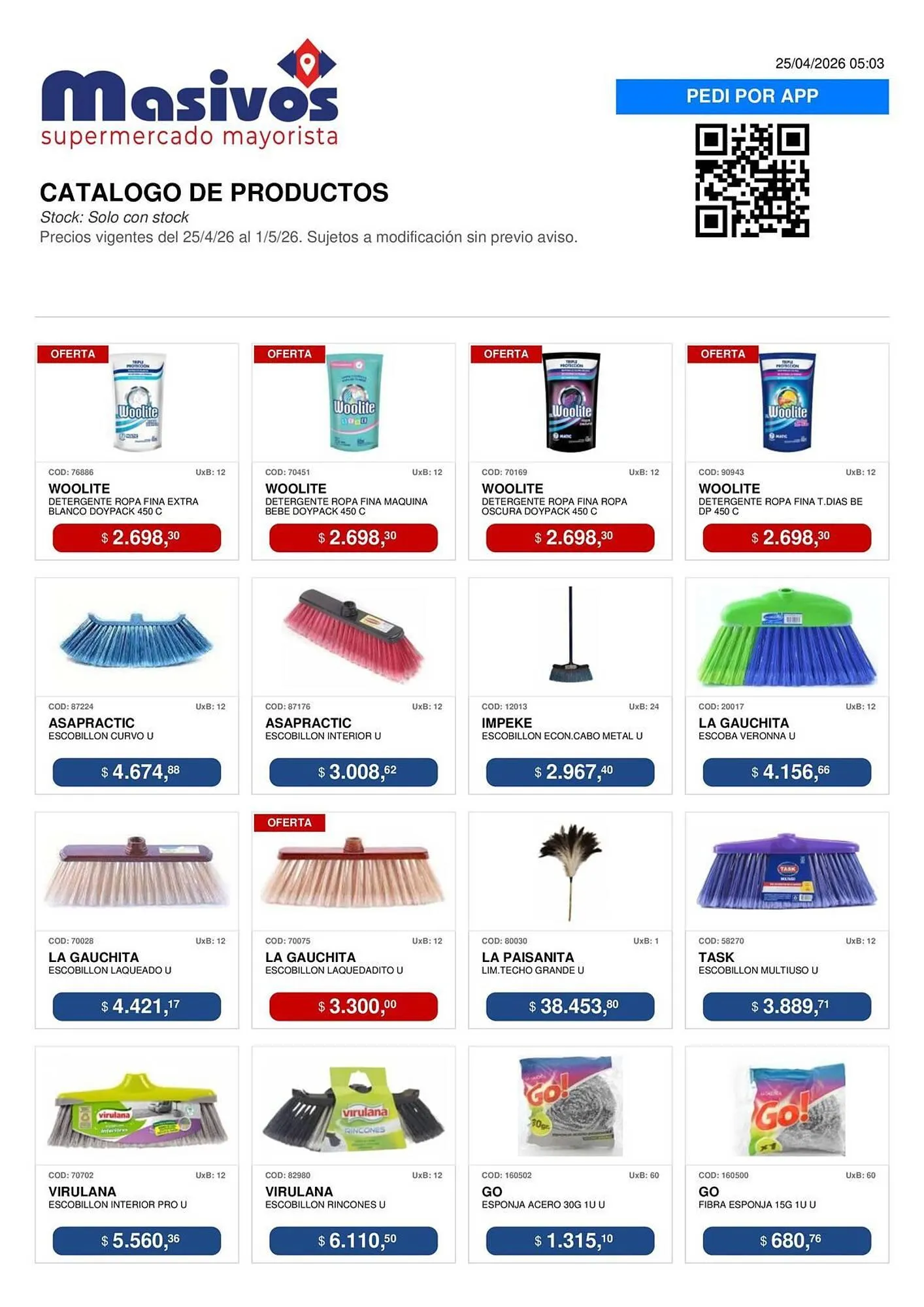 Ofertas de Catálogo Masivos 25 de abril al 1 de mayo 2026 - Página 74 del catálogo