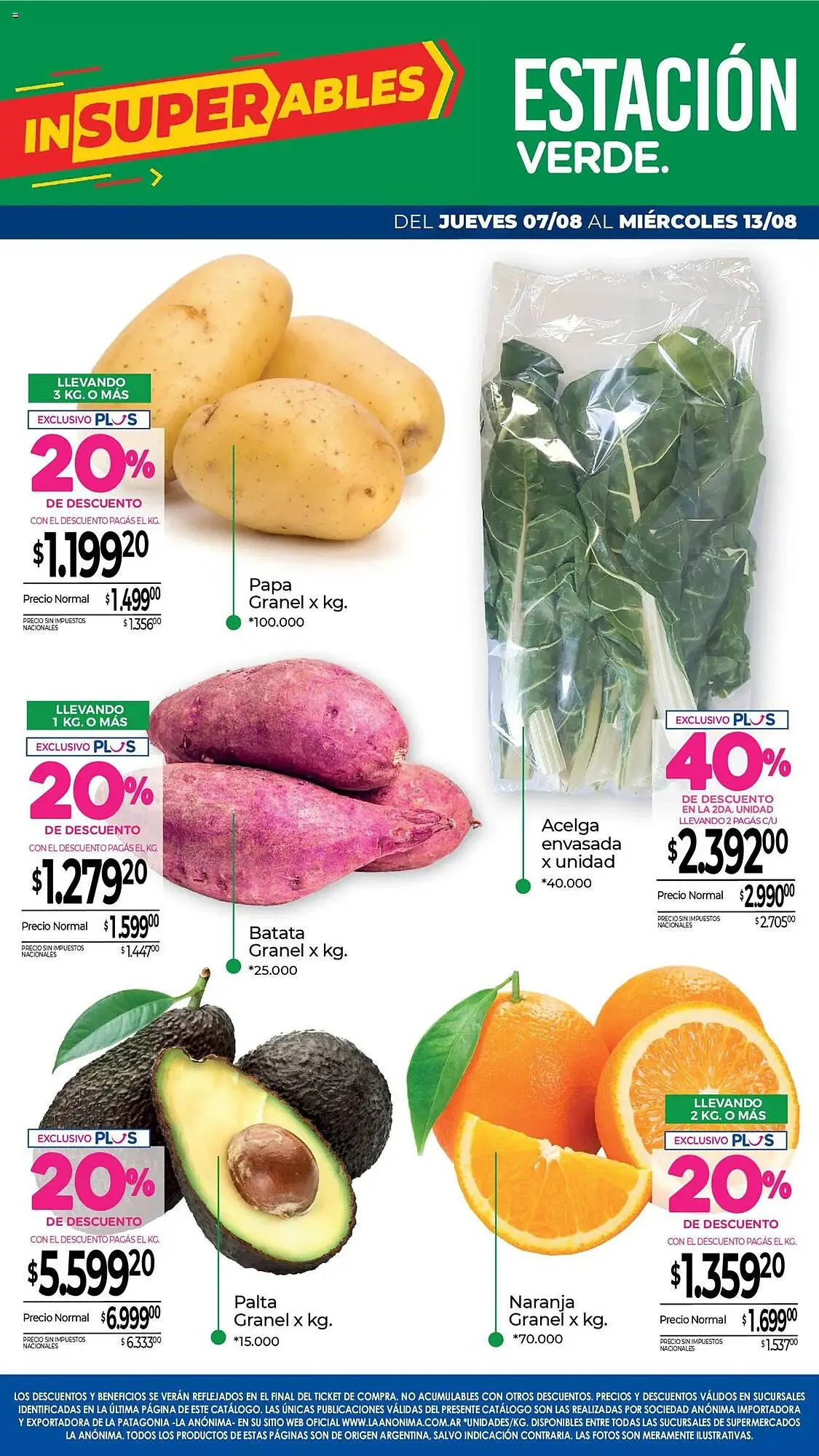 Ofertas de Catálogo La Anonima 7 de agosto al 13 de agosto 2025 - Página 7 del catálogo