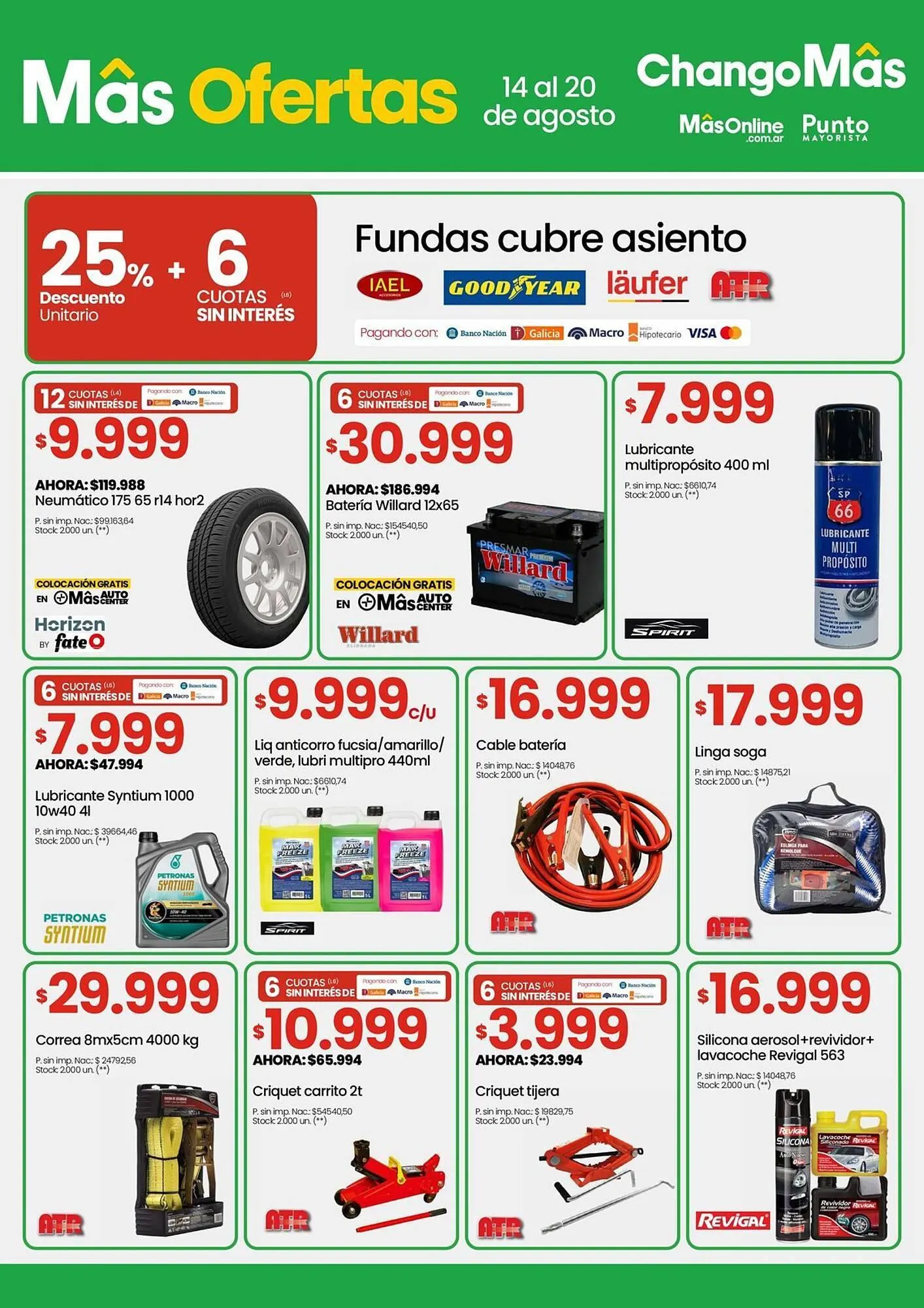 Ofertas de Catálogo Changomas 14 de agosto al 20 de agosto 2025 - Página 14 del catálogo
