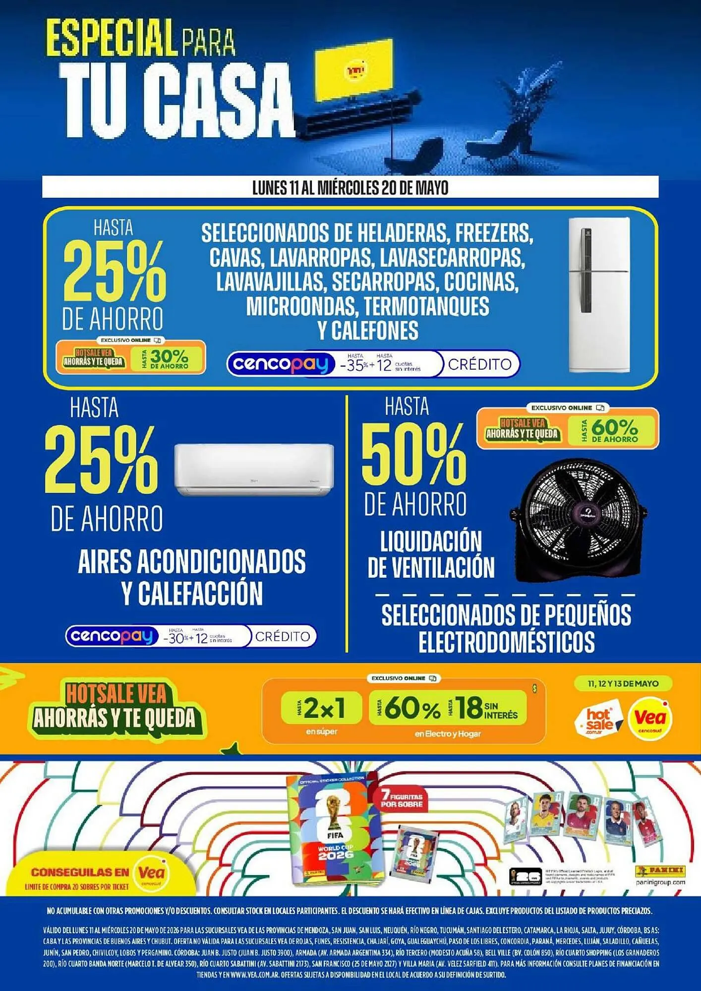 Ofertas de Catálogo Supermercados Vea 11 de mayo al 20 de mayo 2026 - Página 1 del catálogo