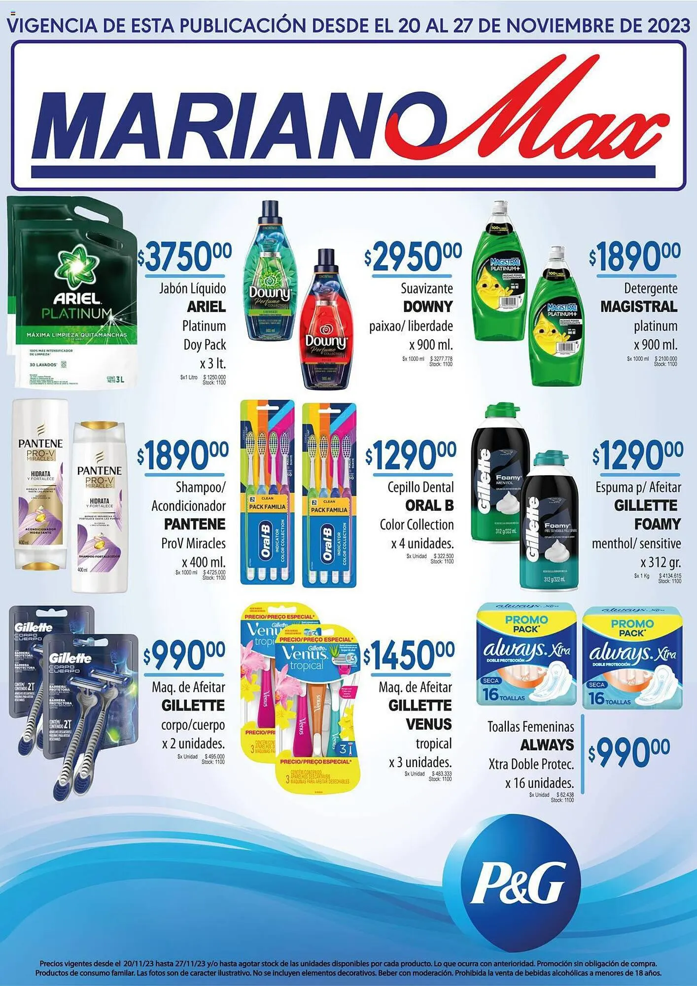 Ofertas de Catálogo Supermercados Mariano Max 20 de noviembre al 27 de noviembre 2023 - Página 1 del catálogo